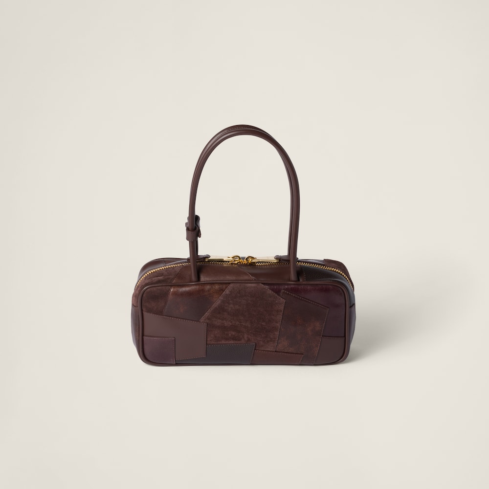 Beau  leather patchwork bag