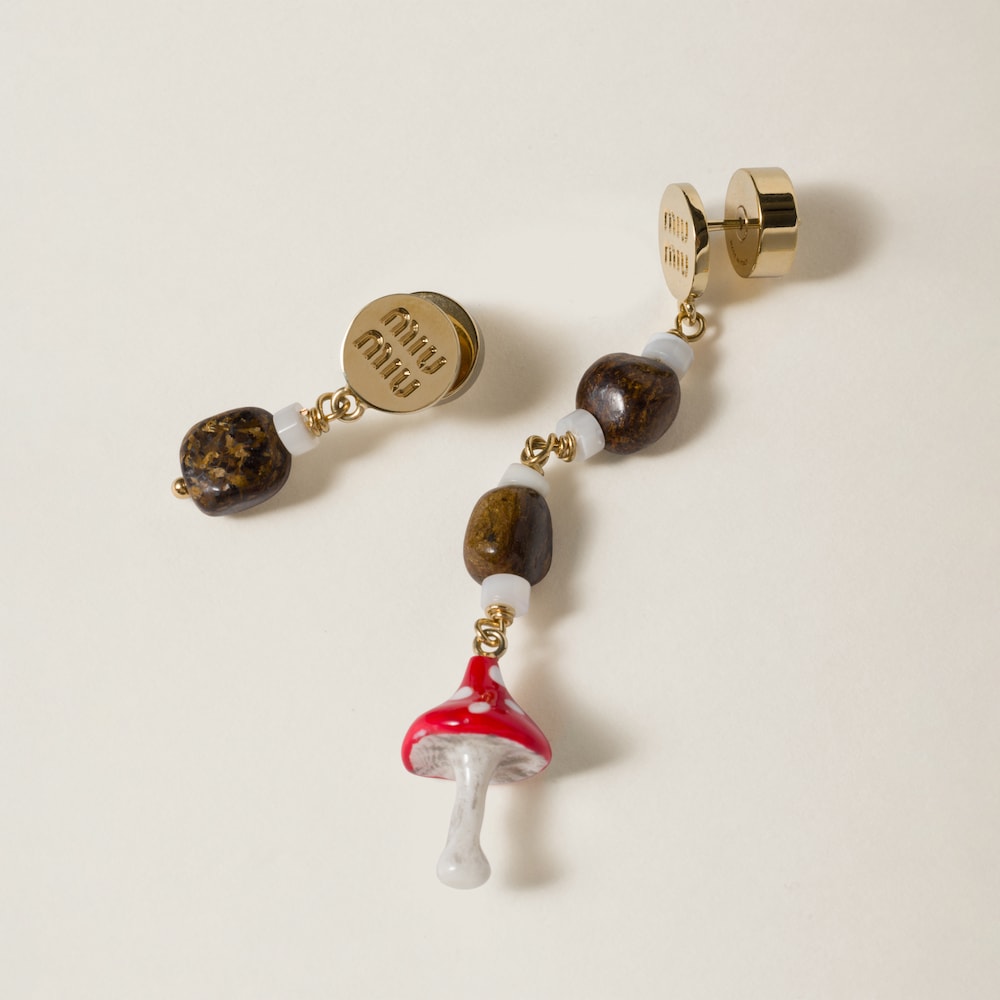 Metal earrings