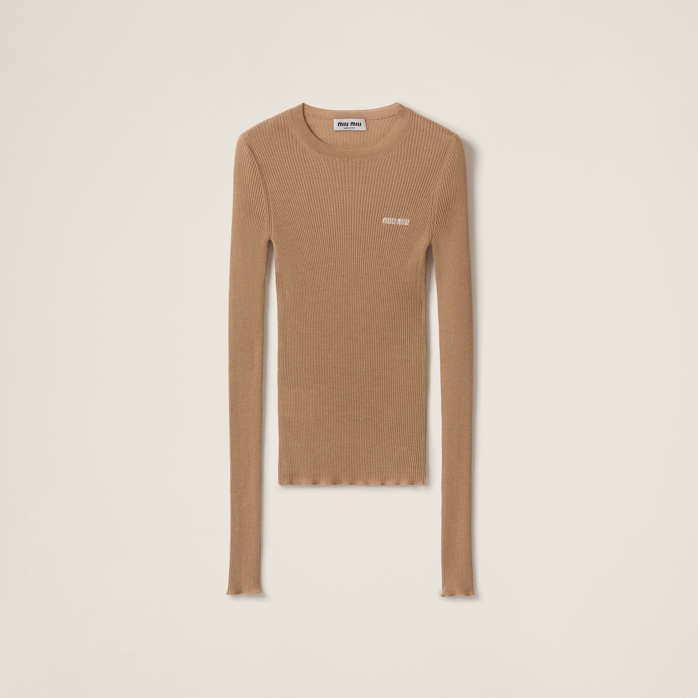 Cashmere and silk sweater