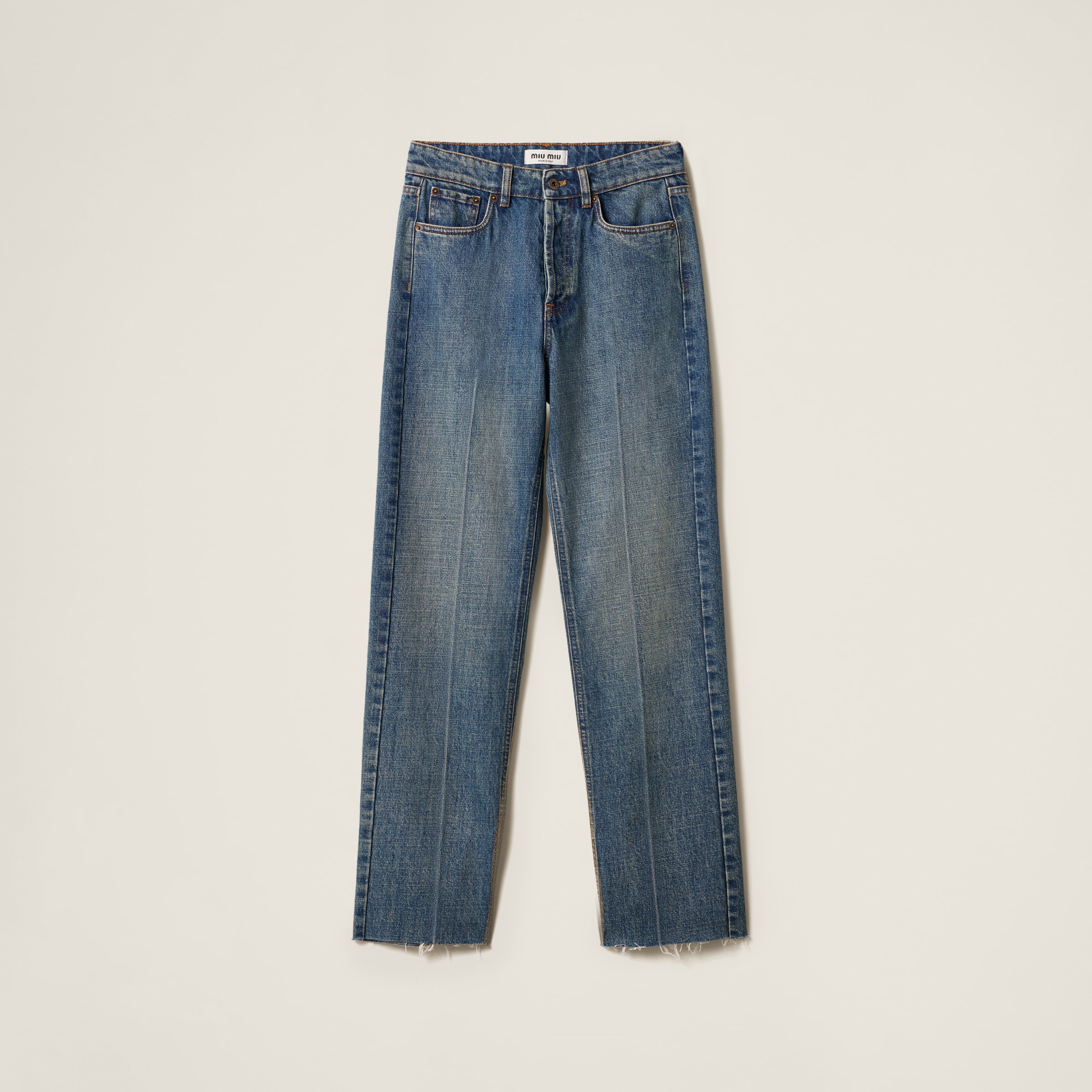 Denim five-pocket jeans
