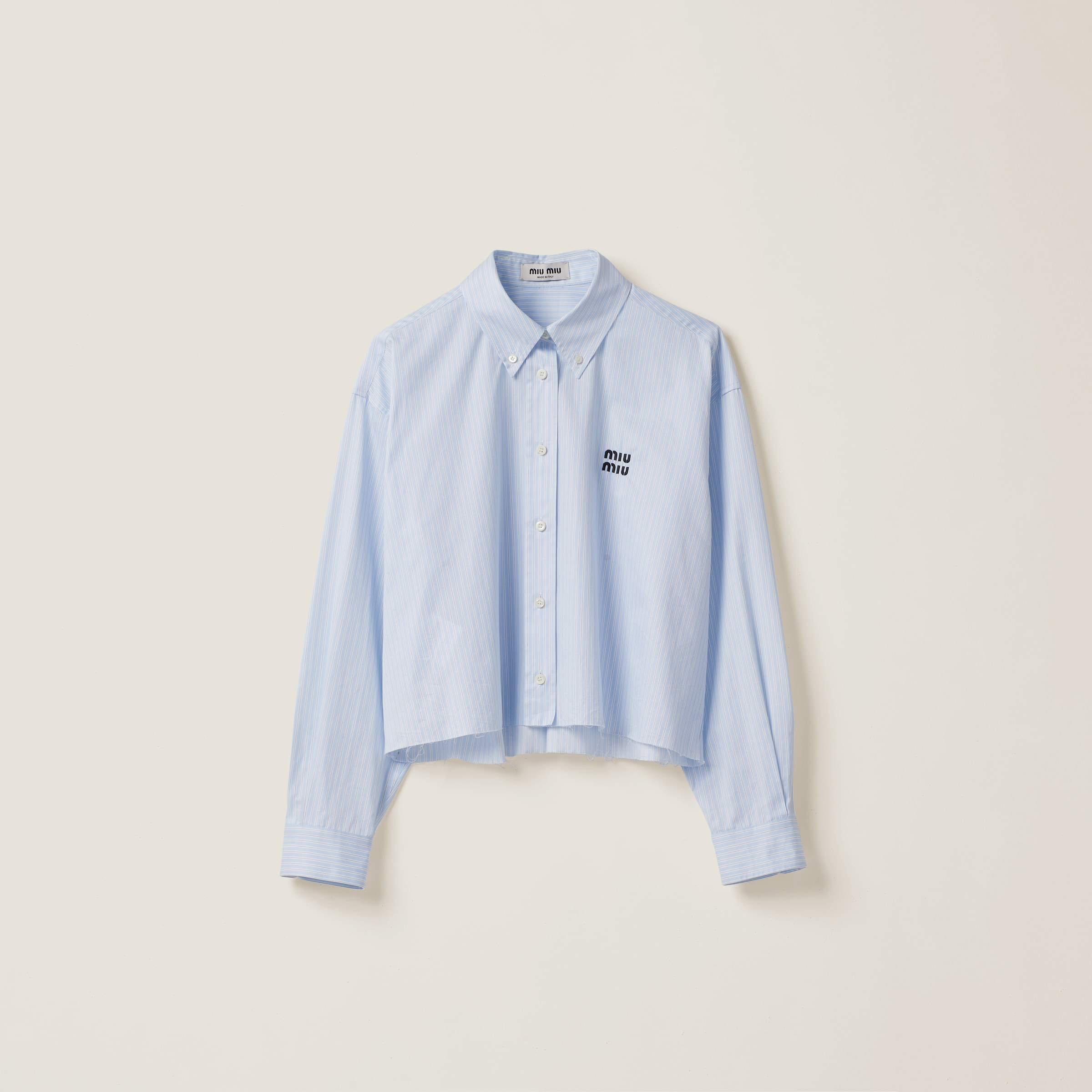 Striped cotton shirt