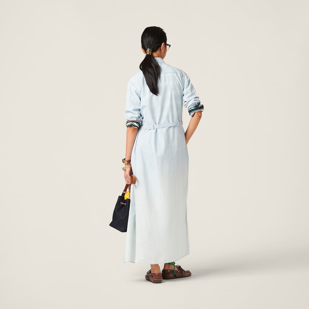 Long chambray dress