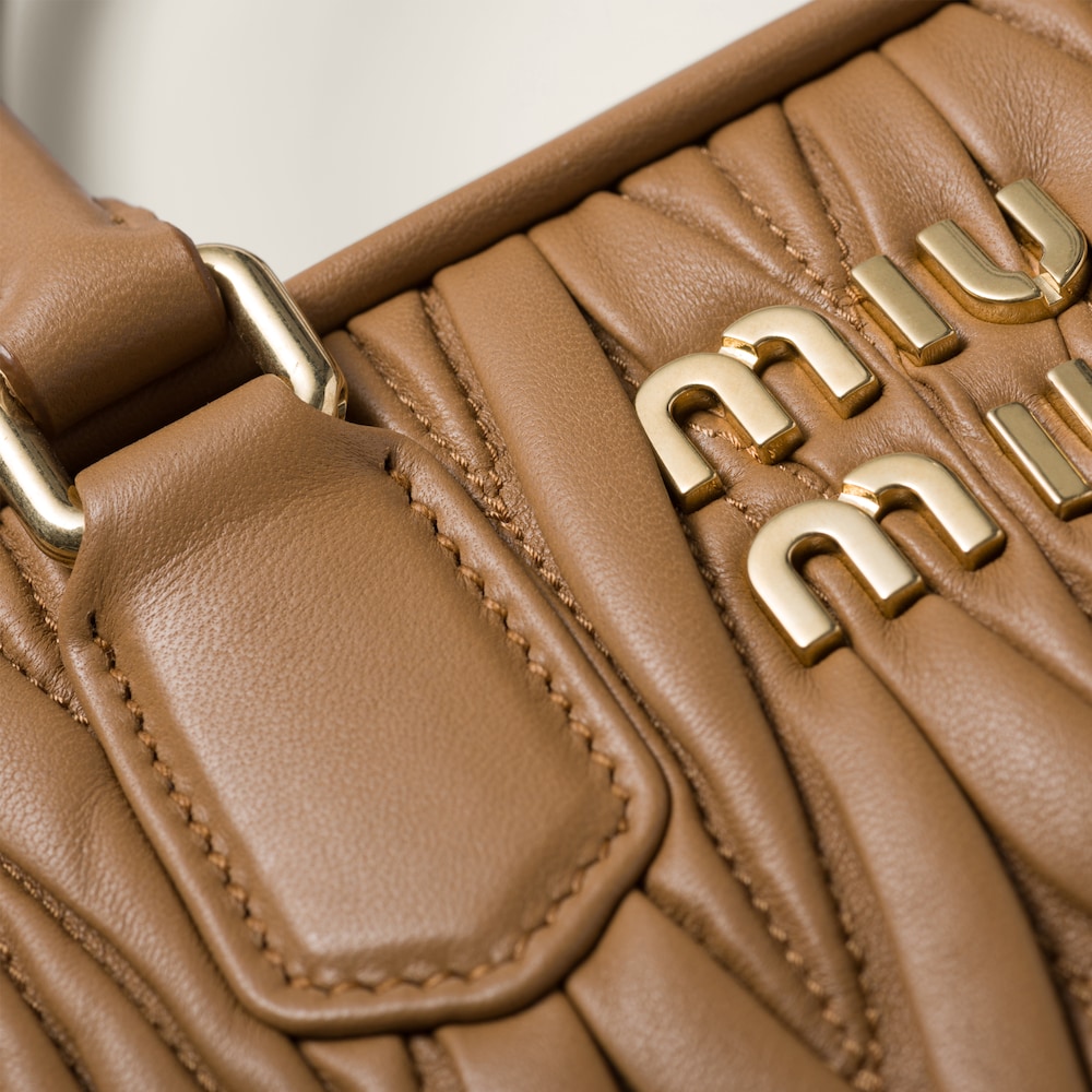 Arcadie matelassé nappa leather bag