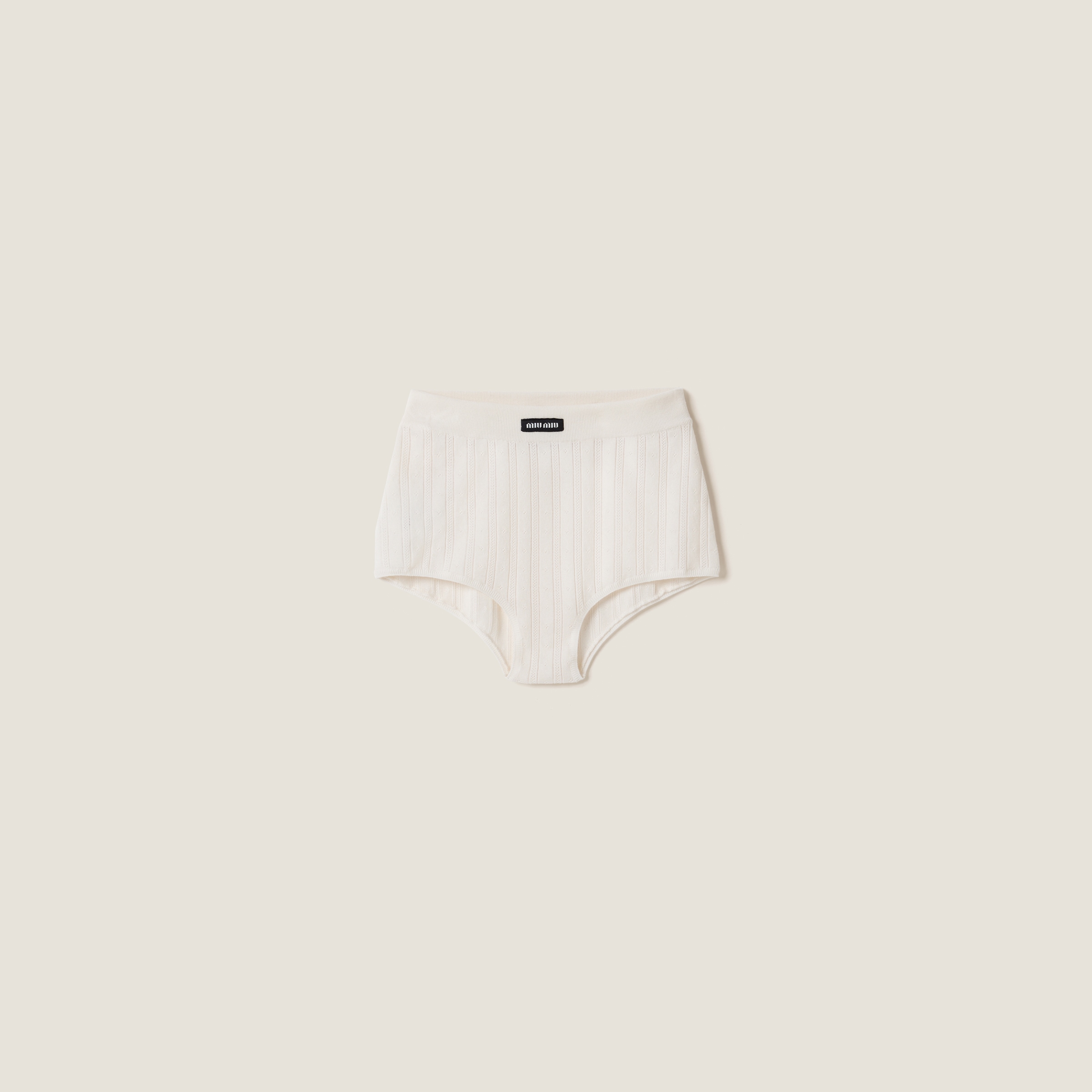 Cashmere and silk shorts
