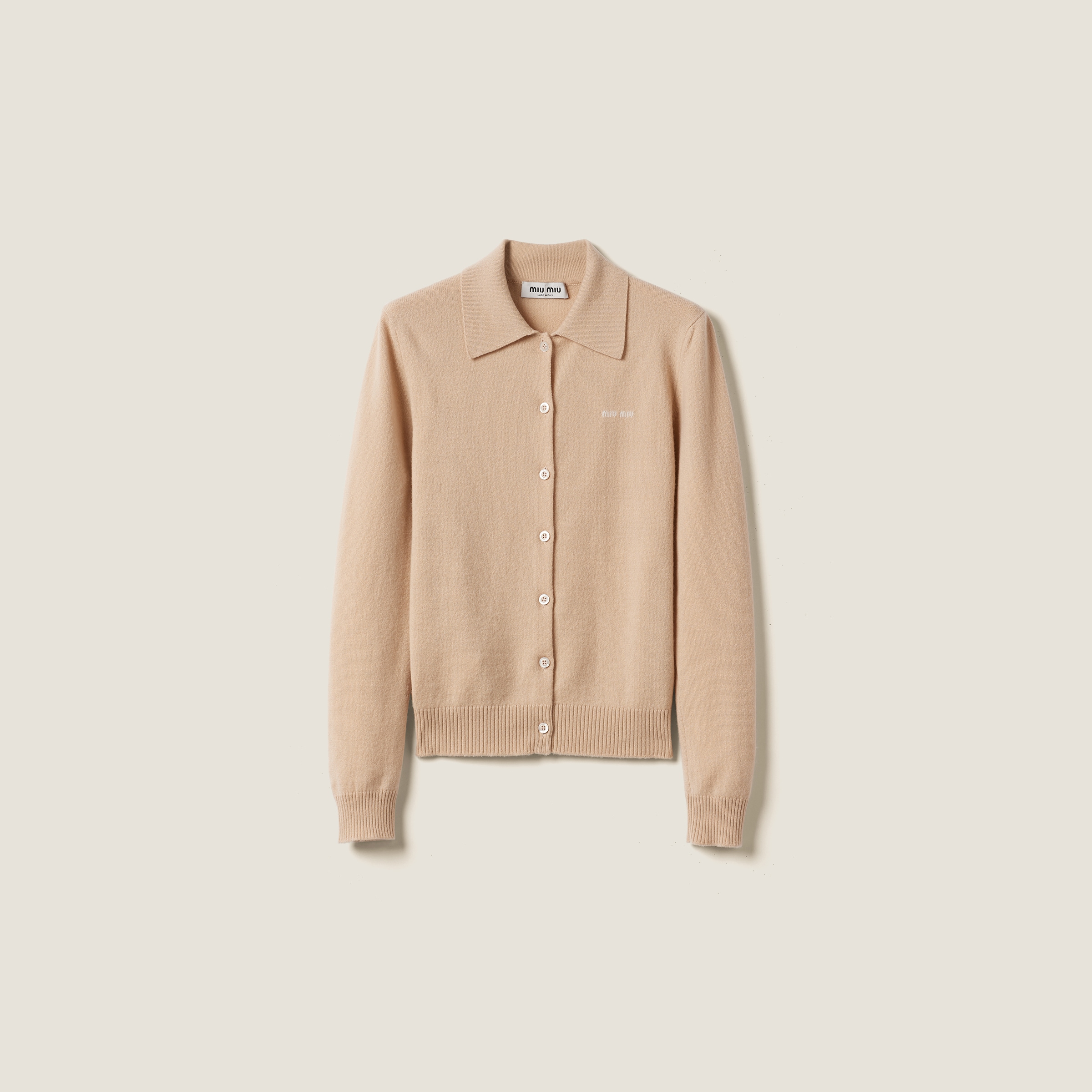 Cashmere knit cardigan