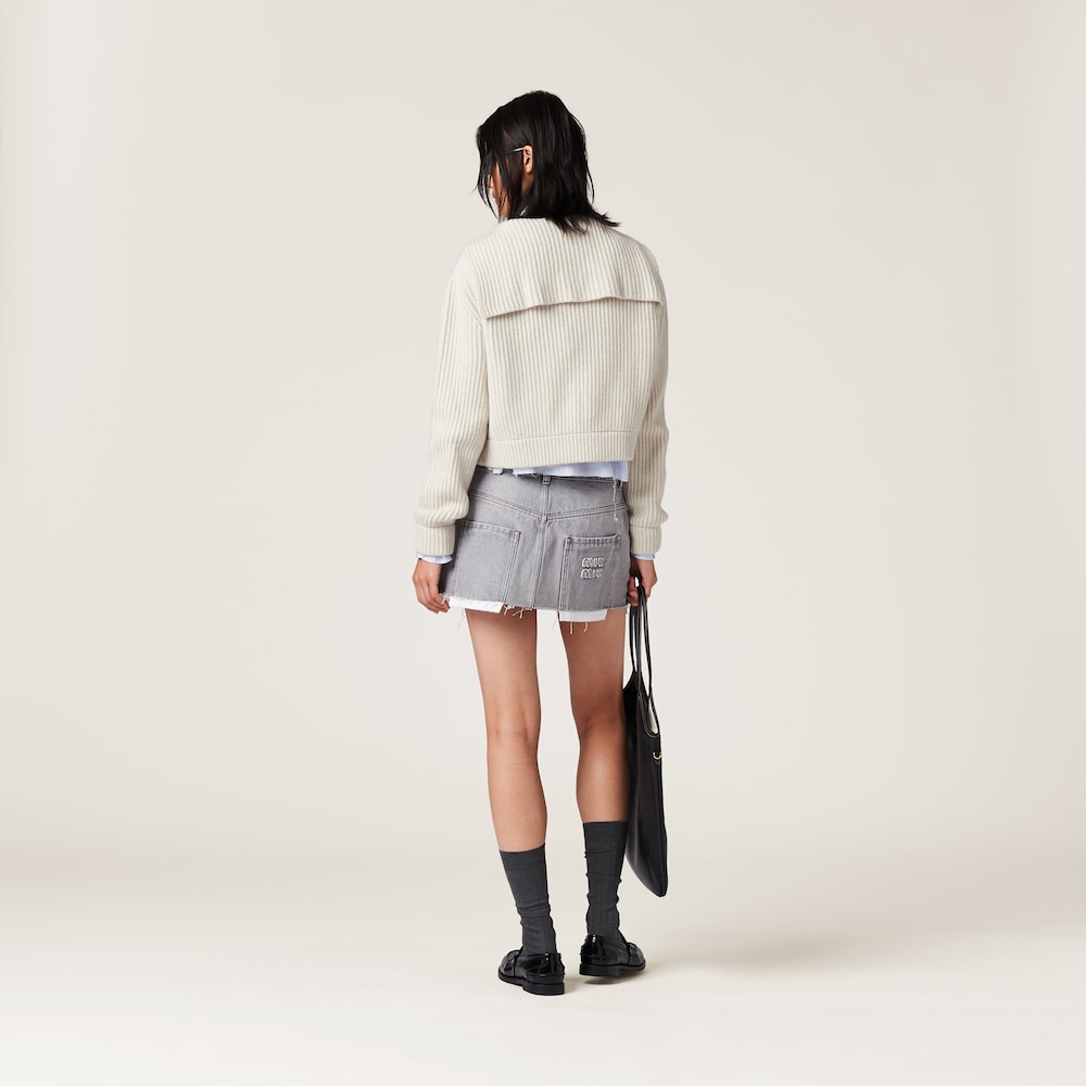 Denim miniskirt