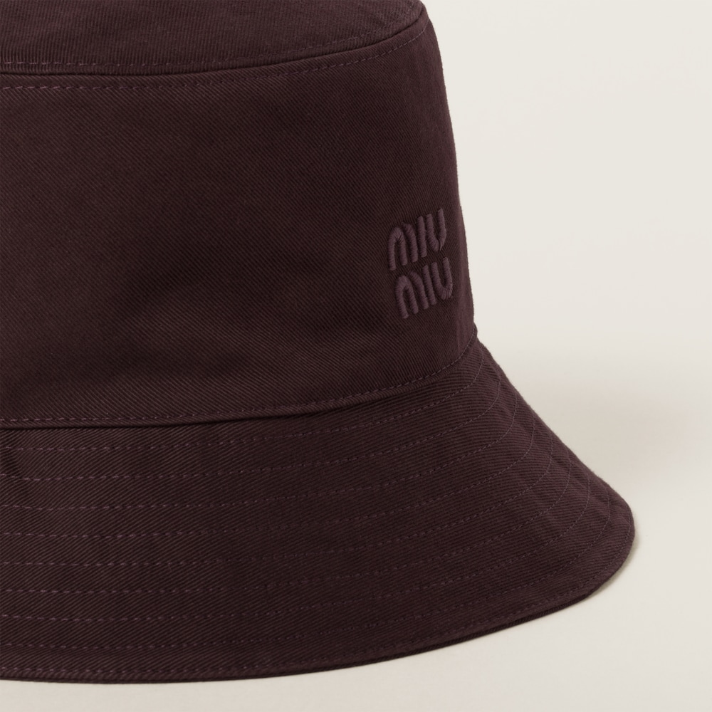 Gabardine bucket hat