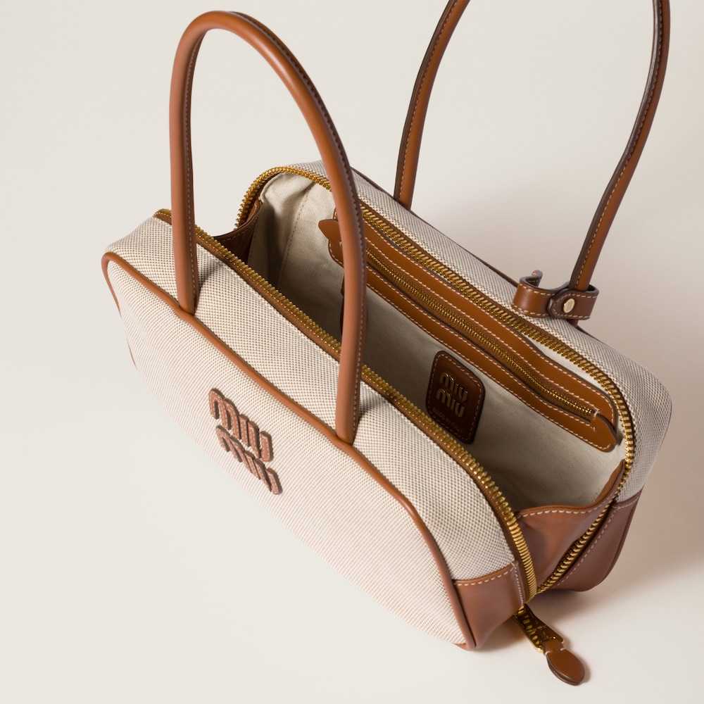 Beau canvas and leather bag