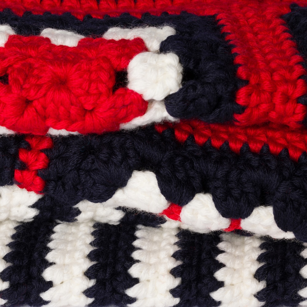Wool throw