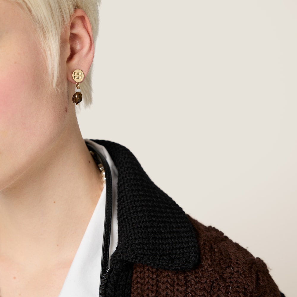 Metal earrings