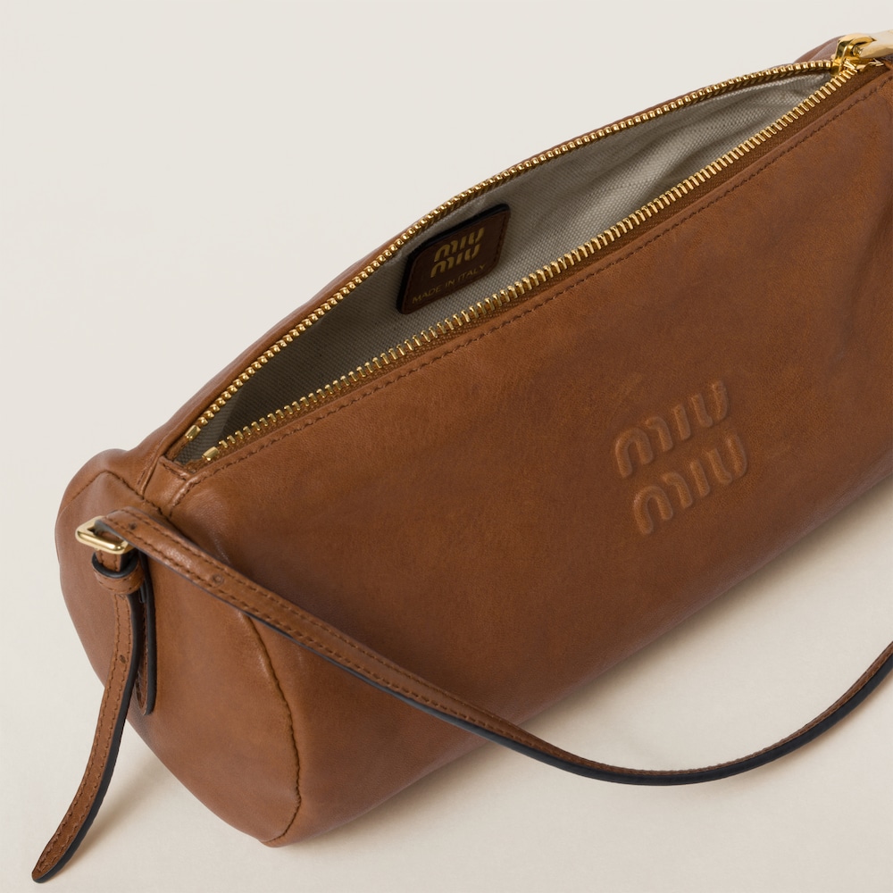 Nappa leather pouch