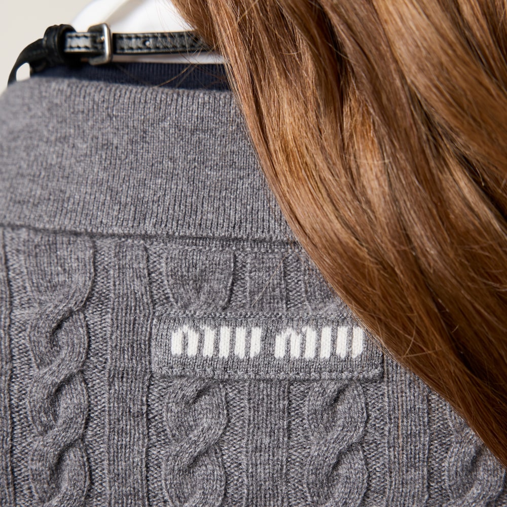 Cashmere polo shirt