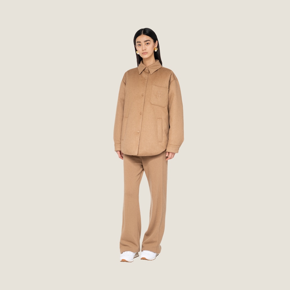 Camelhair down jacket