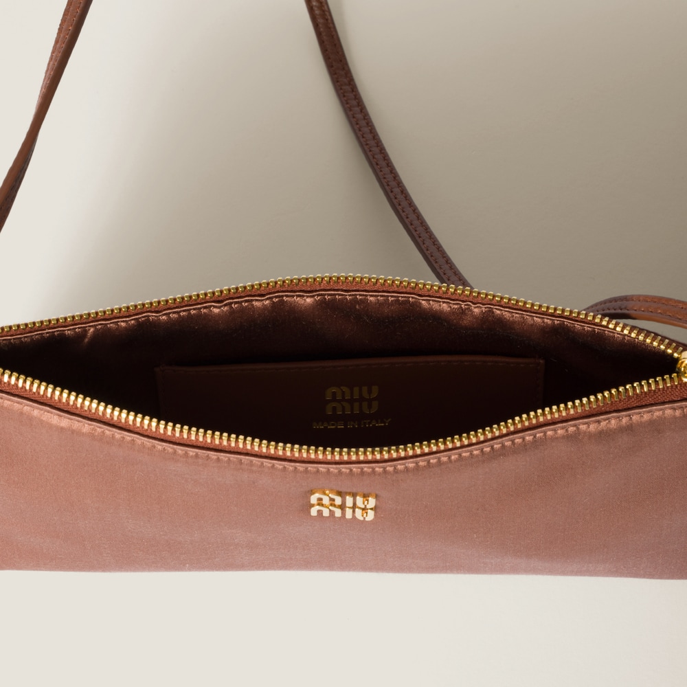 Satin mini pouch