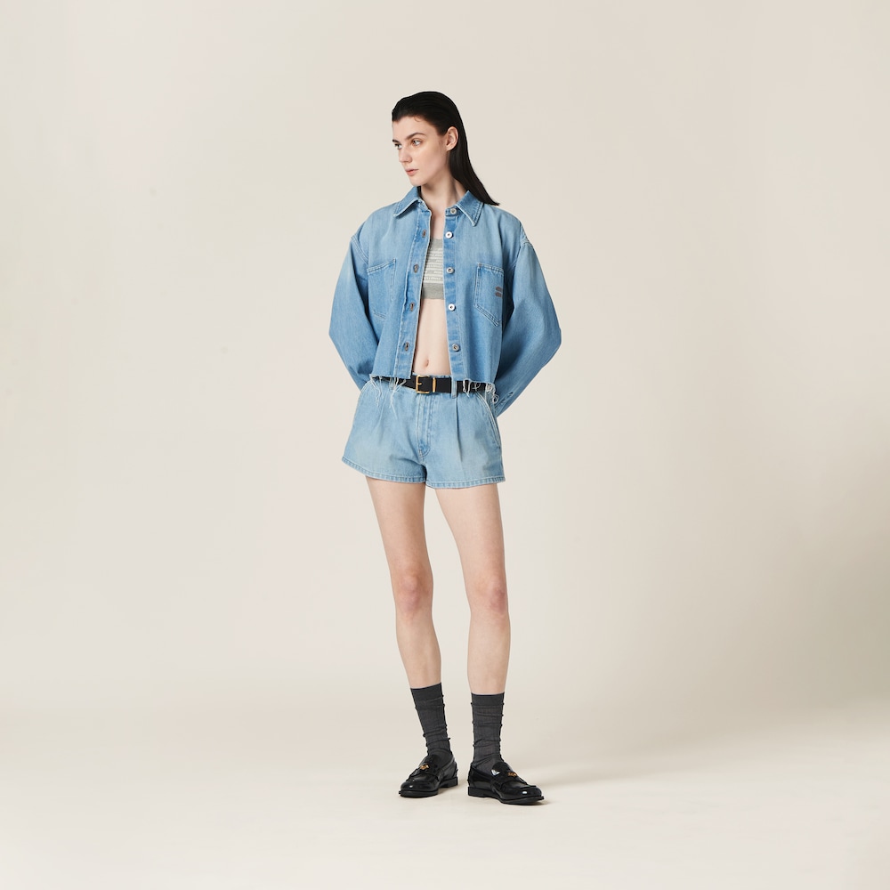 Denim shorts