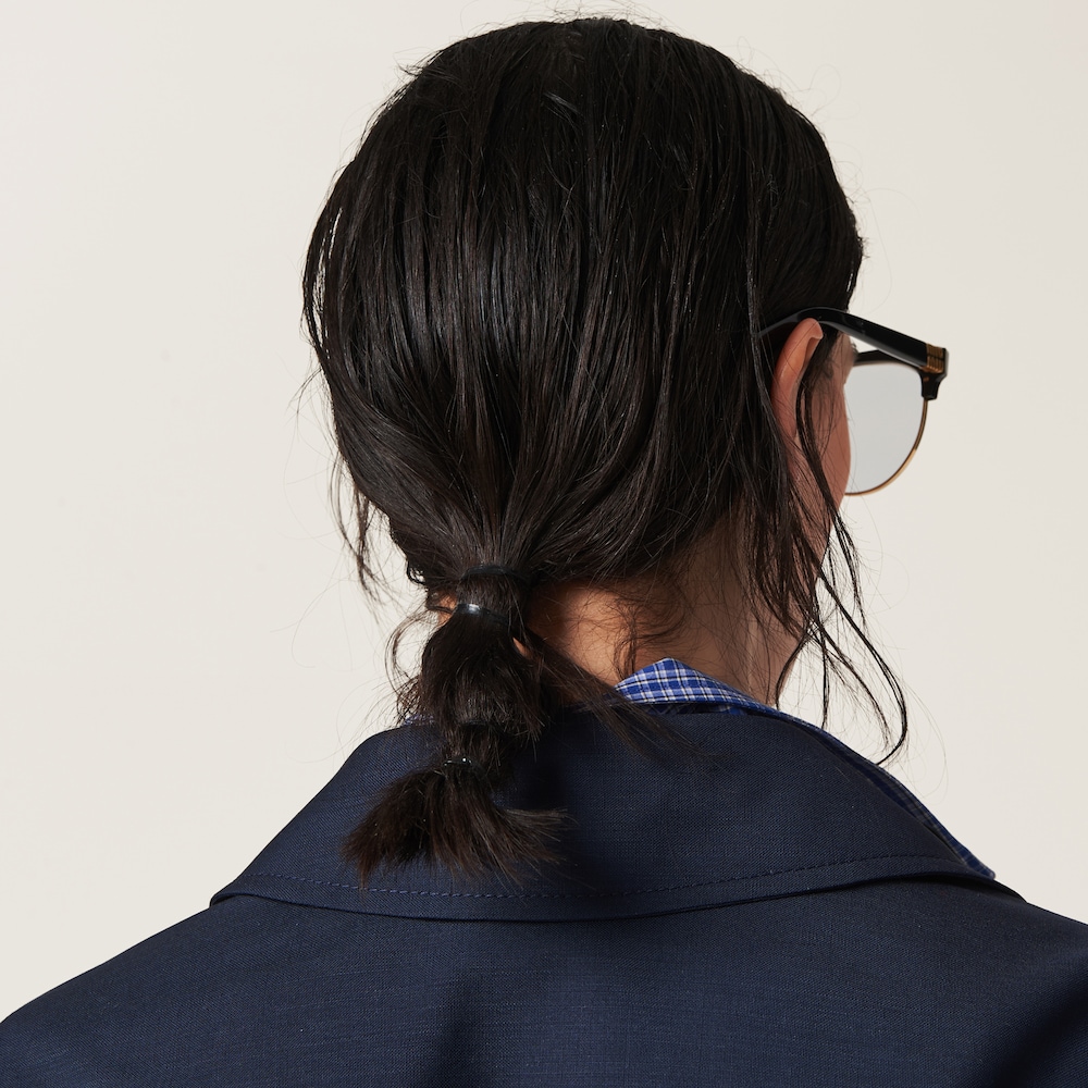 Mohair blouson jacket