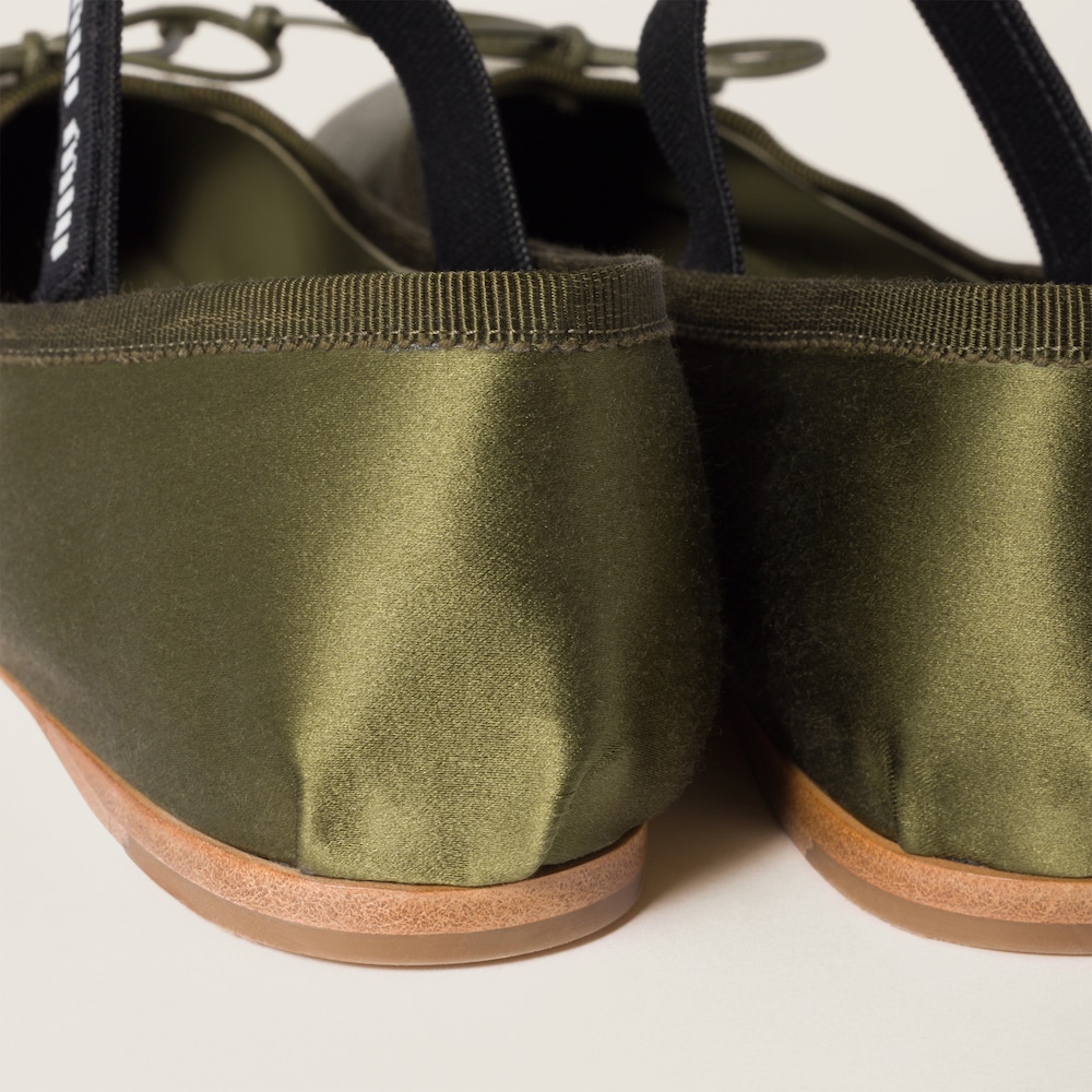 Satin ballerinas