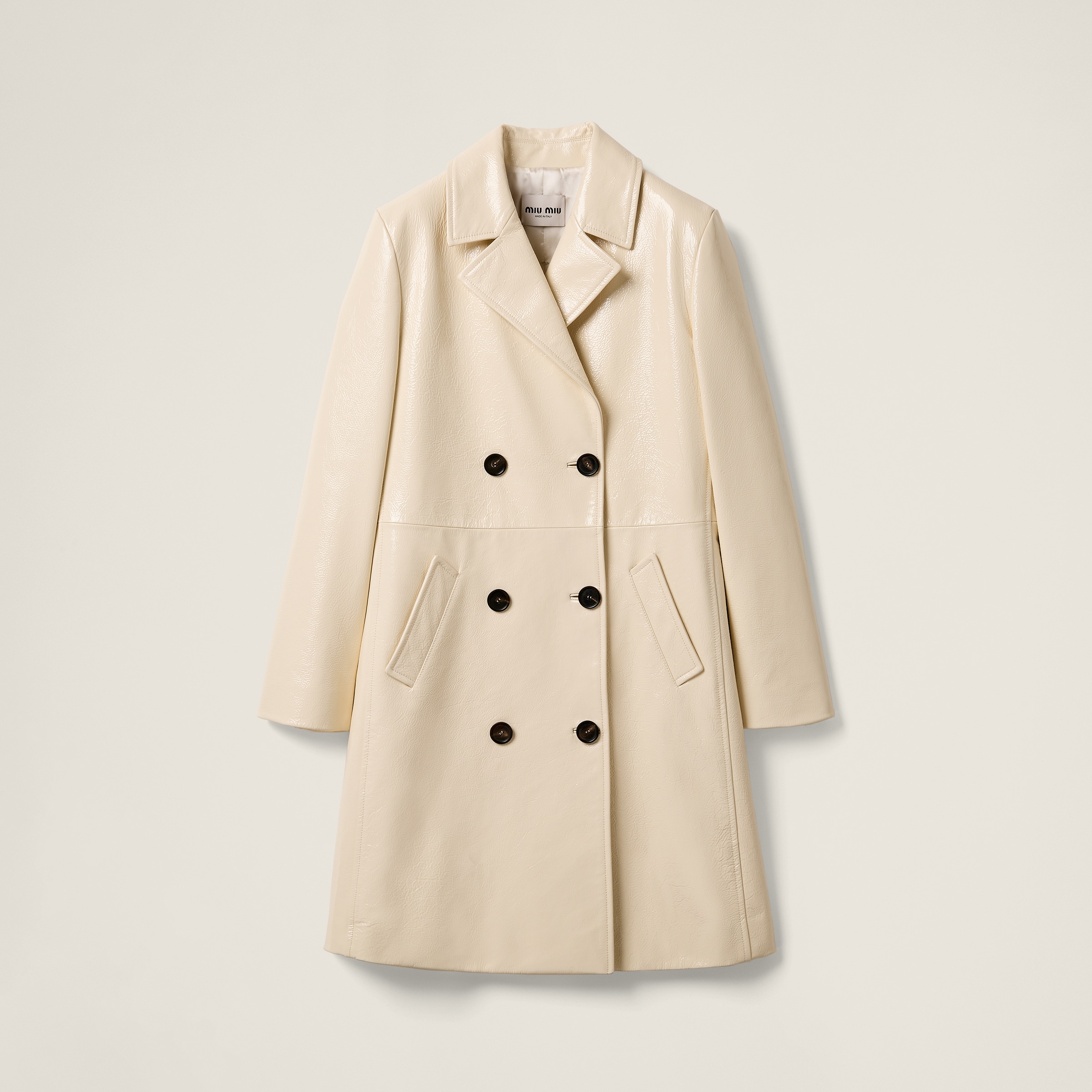 Double-breasted naplak coat