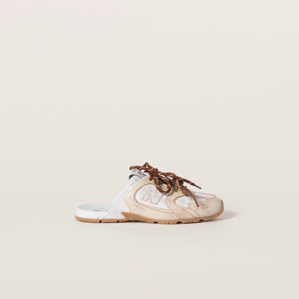 New Balance X Miu Miu 530 SL deco calf leather mules