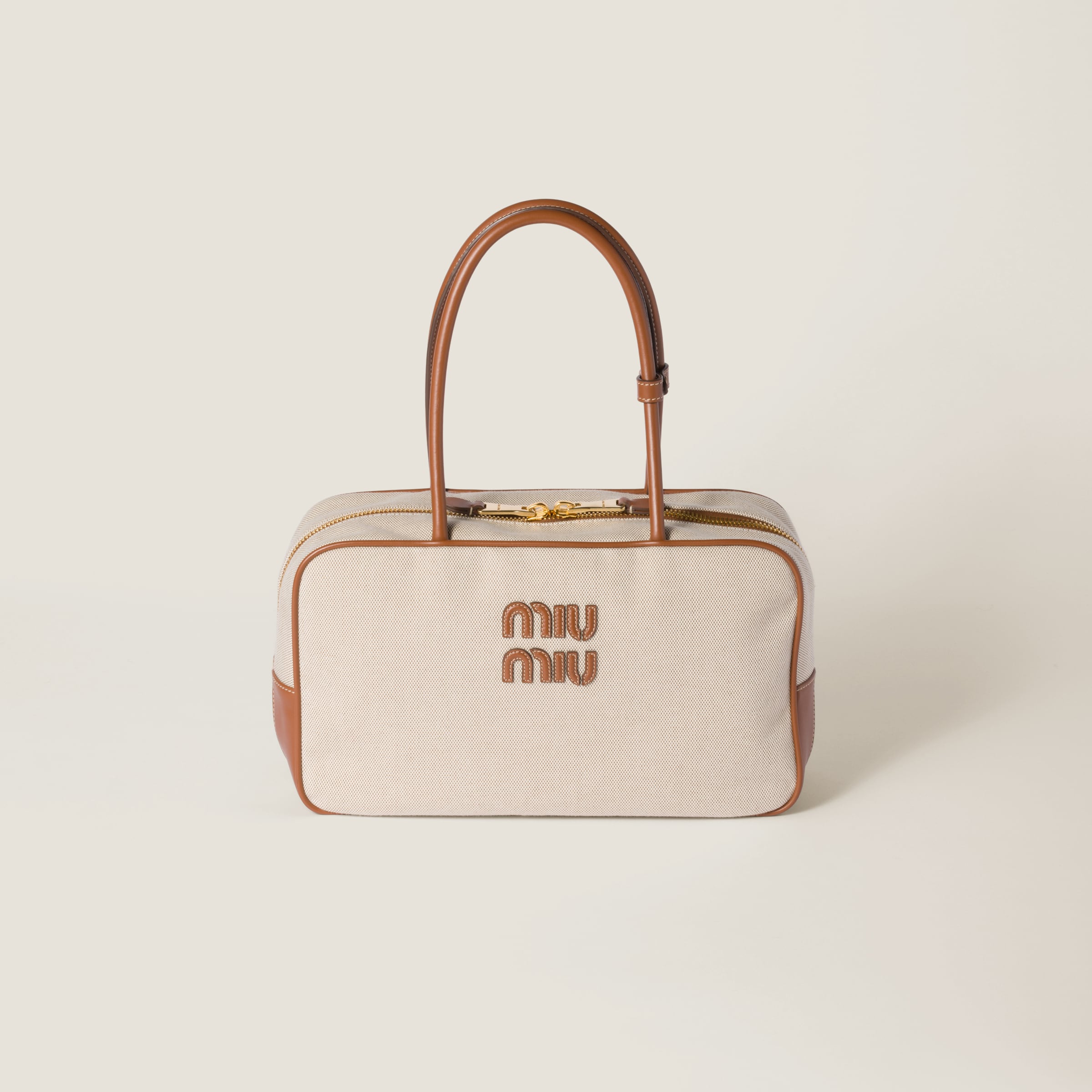 Beau canvas and leather bag