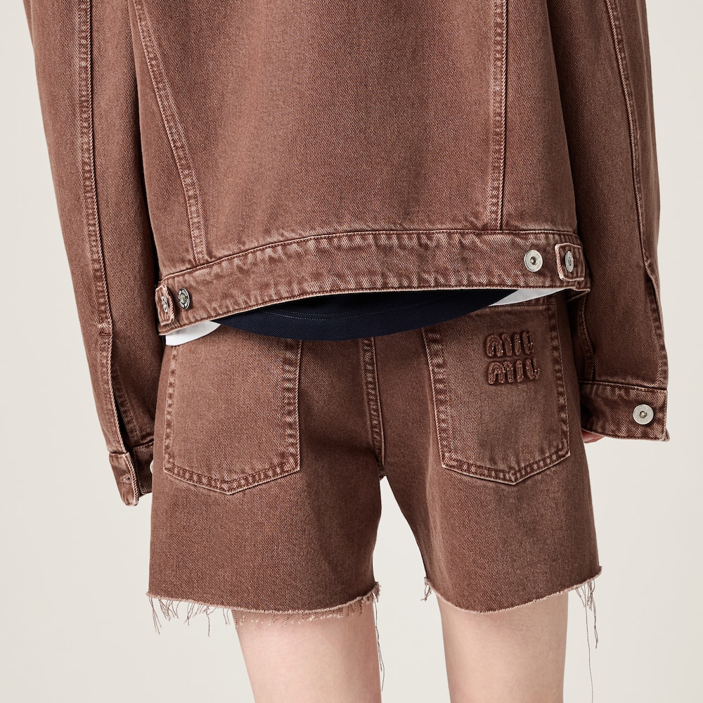 Bull denim Bermuda shorts