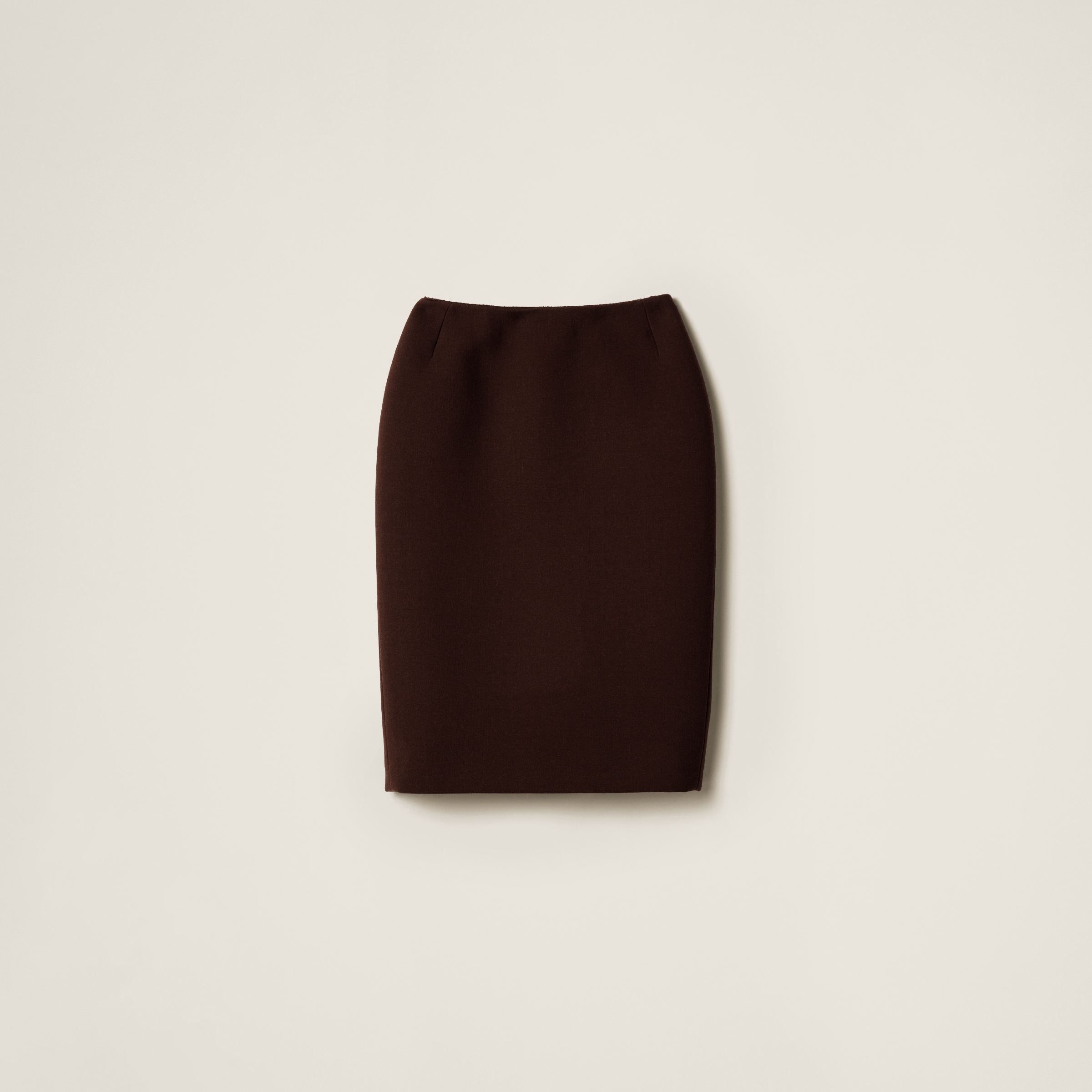 Natté pencil skirt