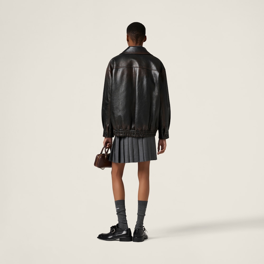 Nappa leather jacket