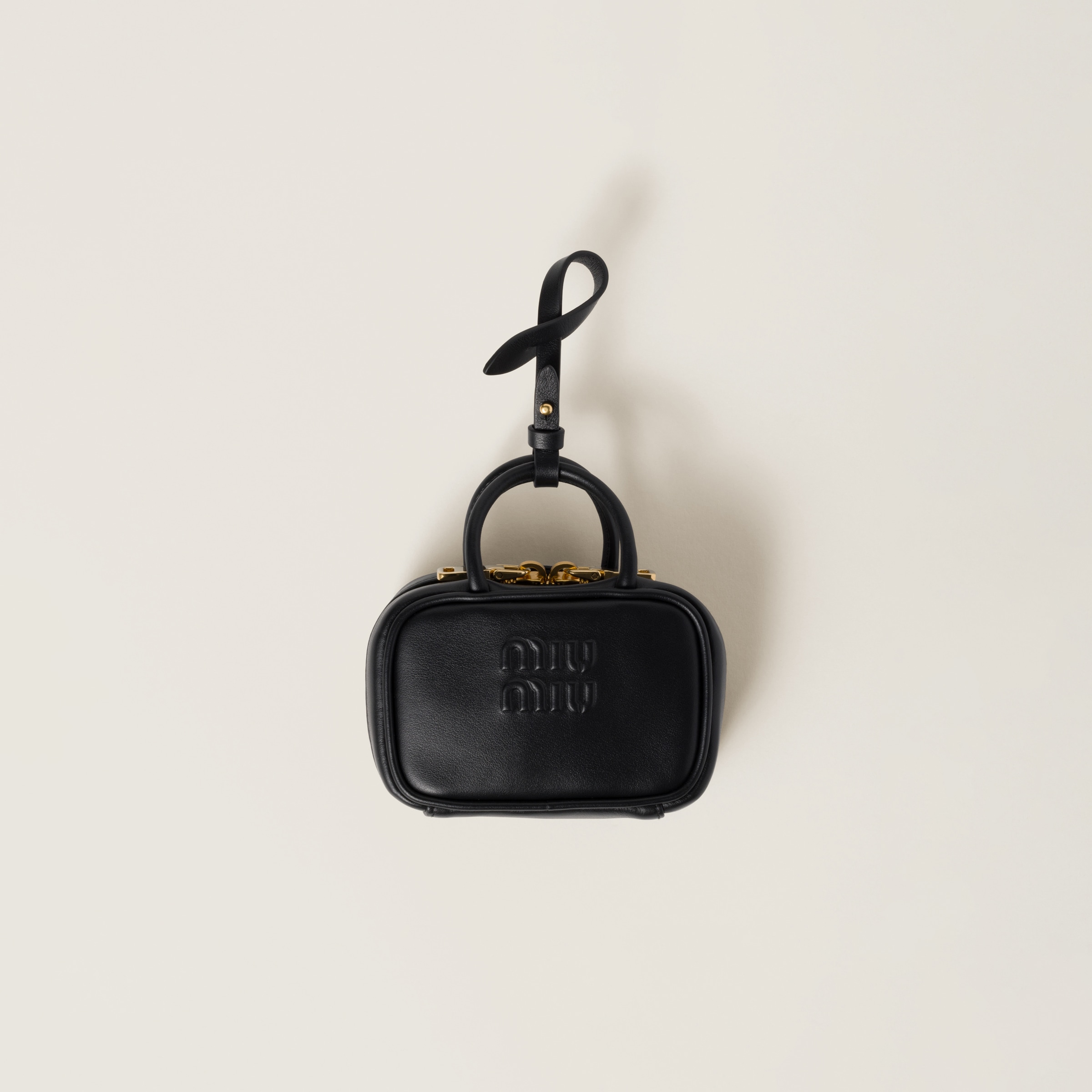 Beau leather micro bag