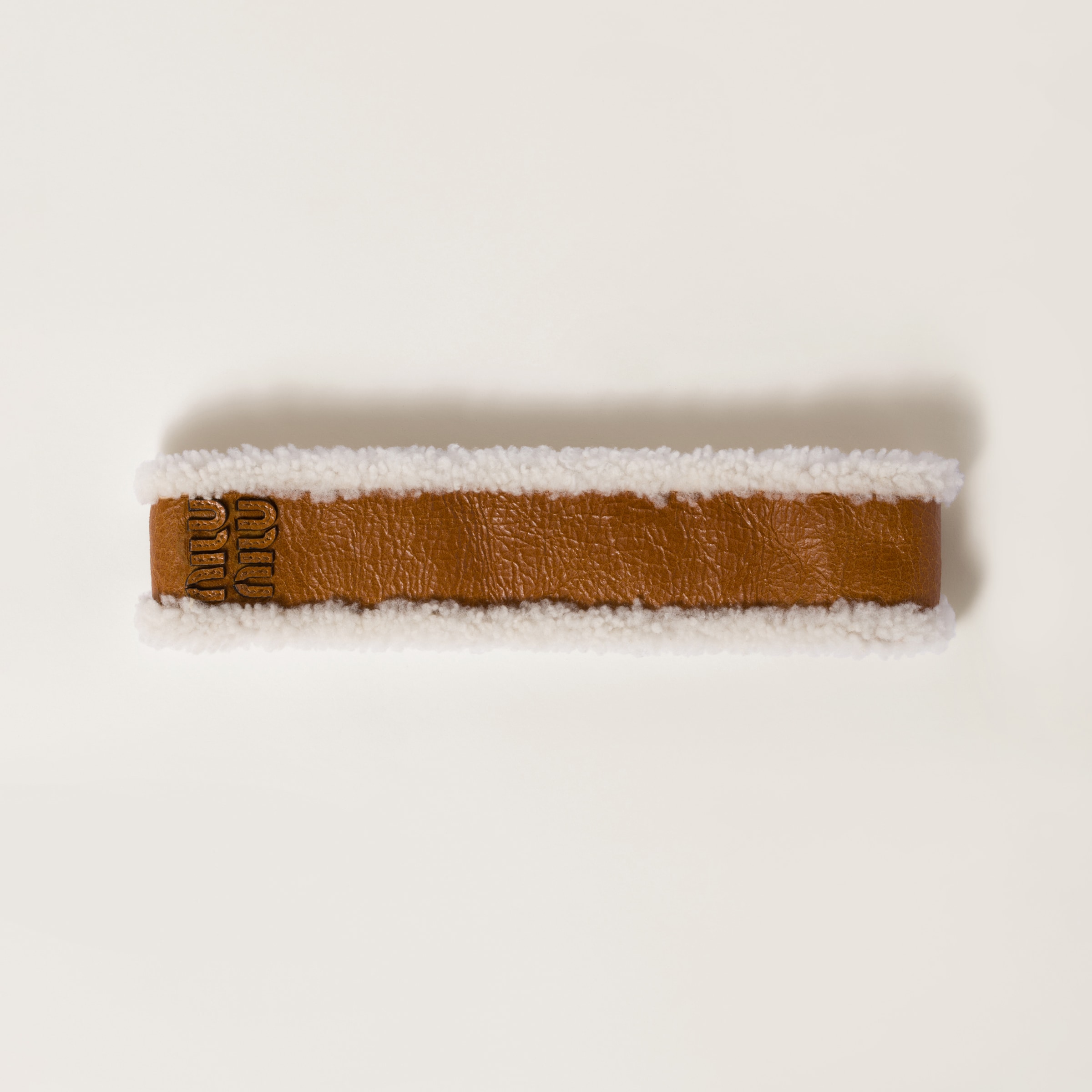Shearling headband