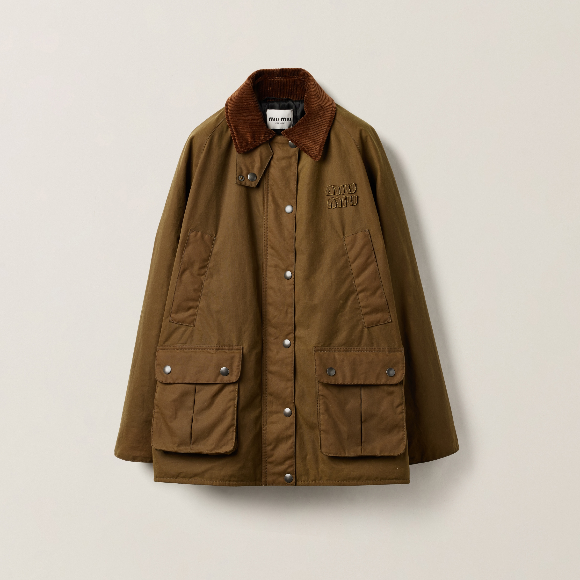 Waxed canvas caban