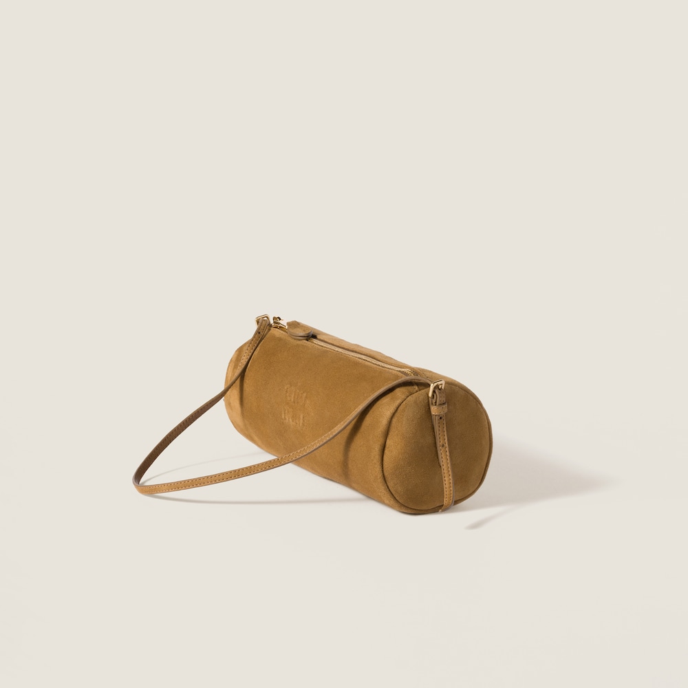 Suede pouch