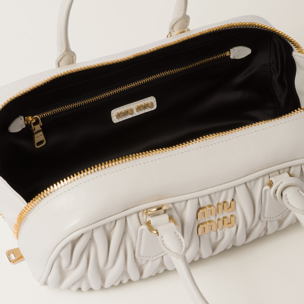 Arcadie matelassé nappa leather bag
