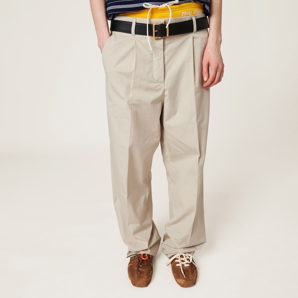 Poplin pants