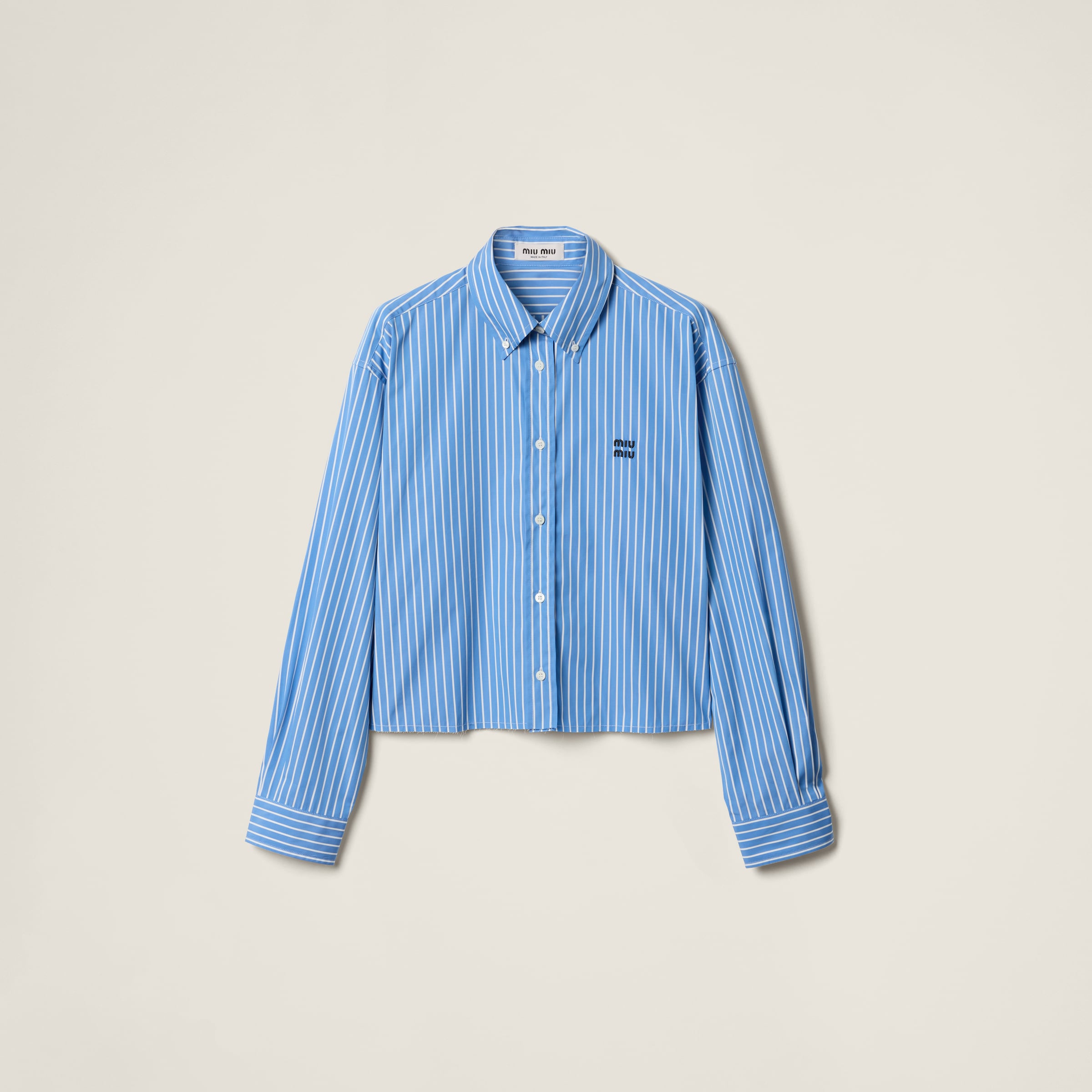 Striped cotton shirt