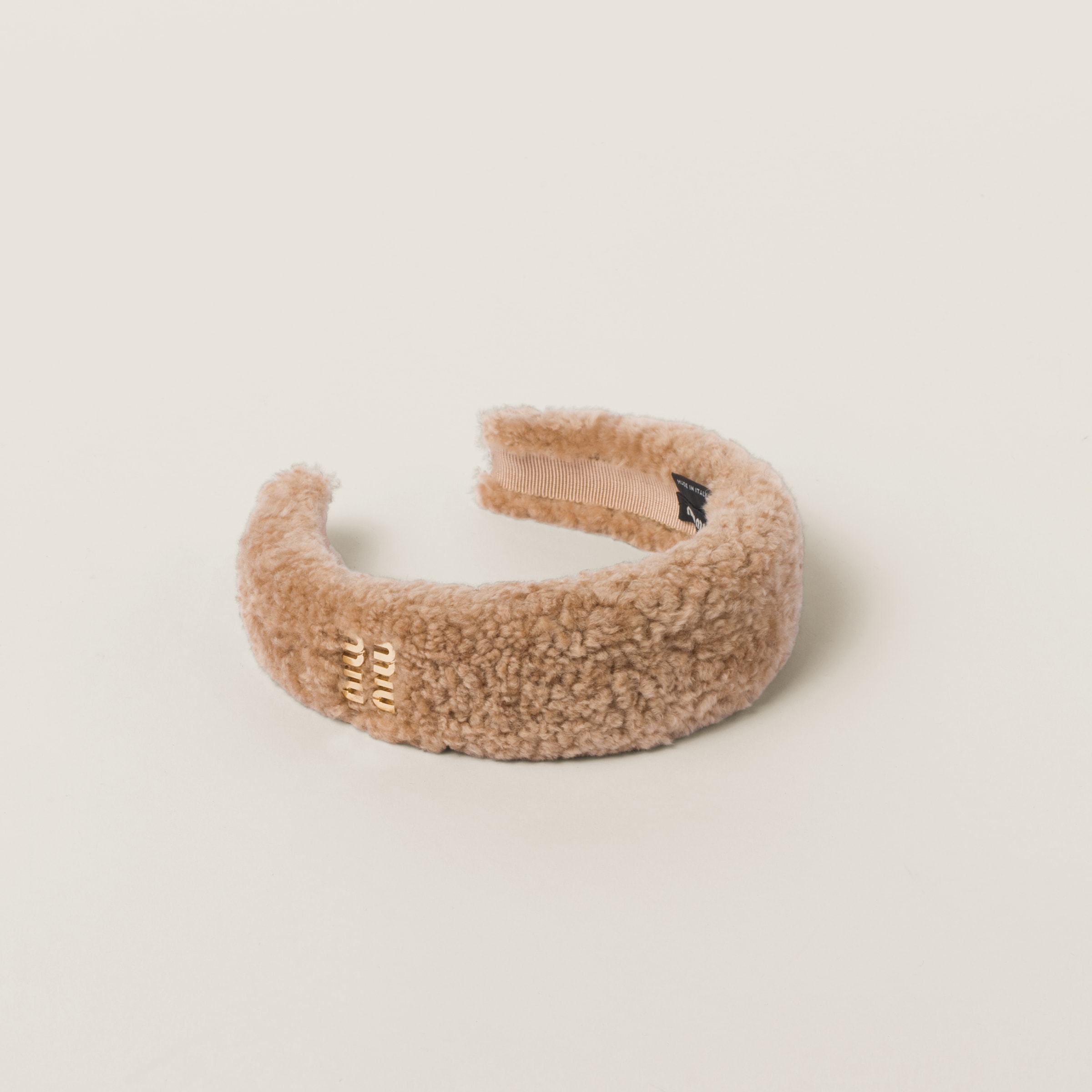 Shearling headband