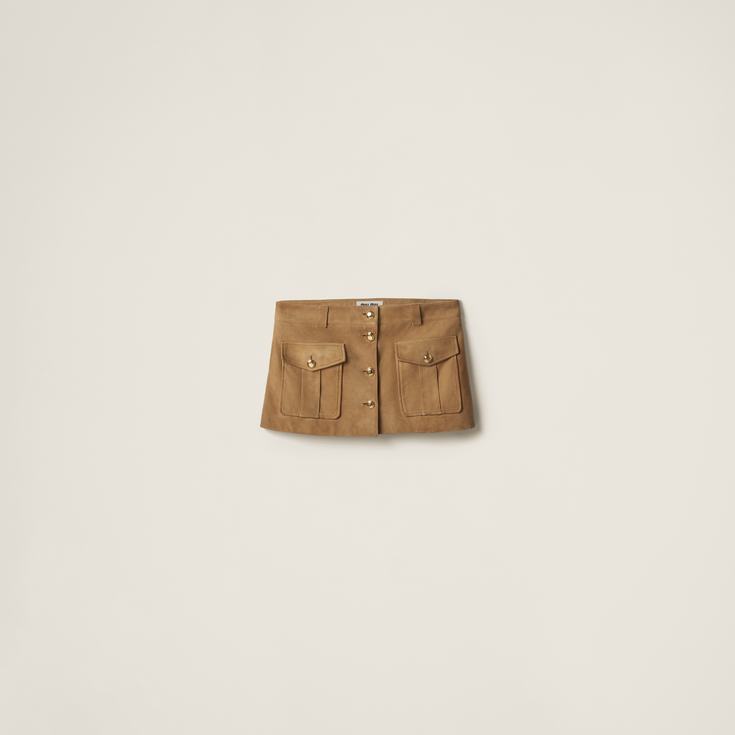 Suede skirt