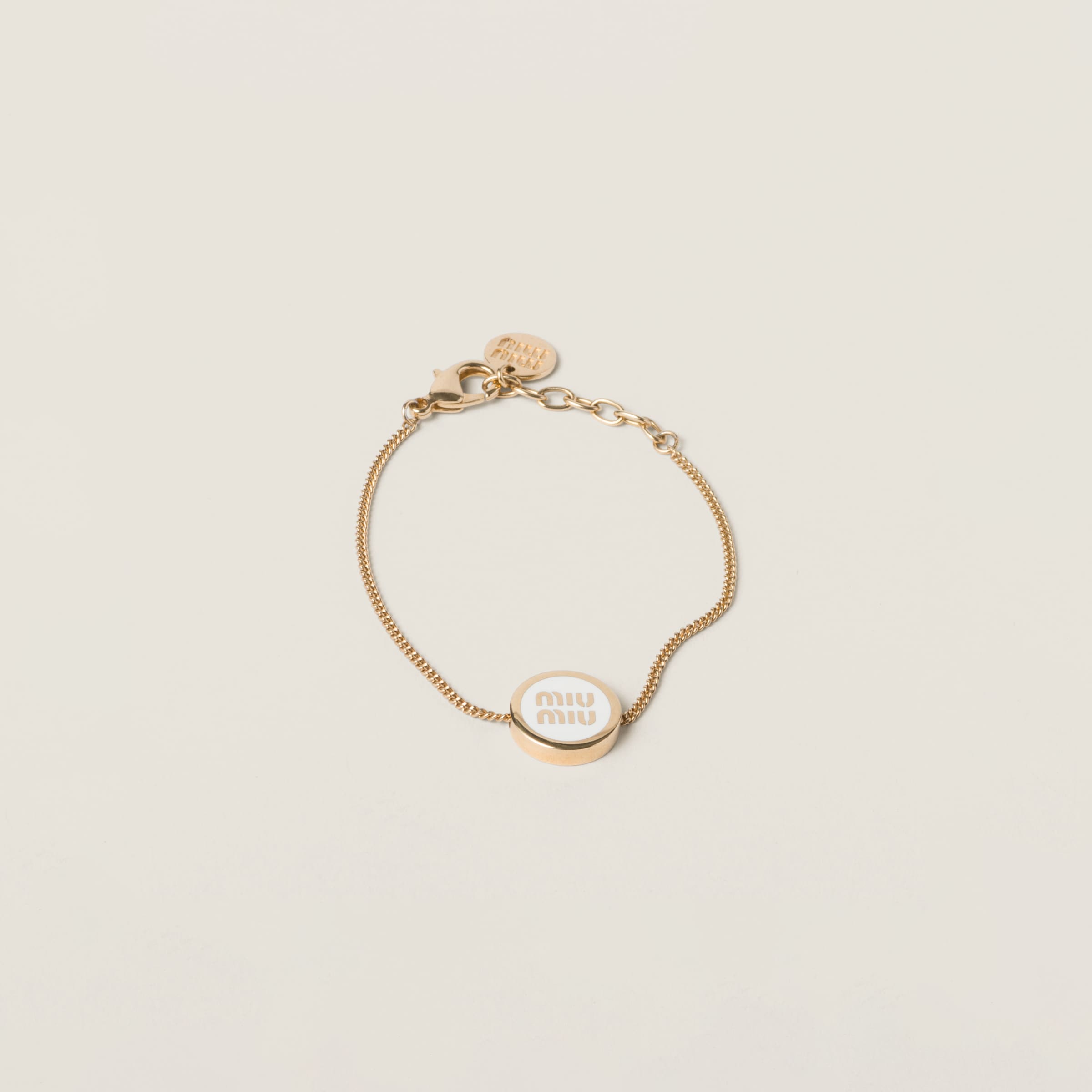 Enameled metal bracelet