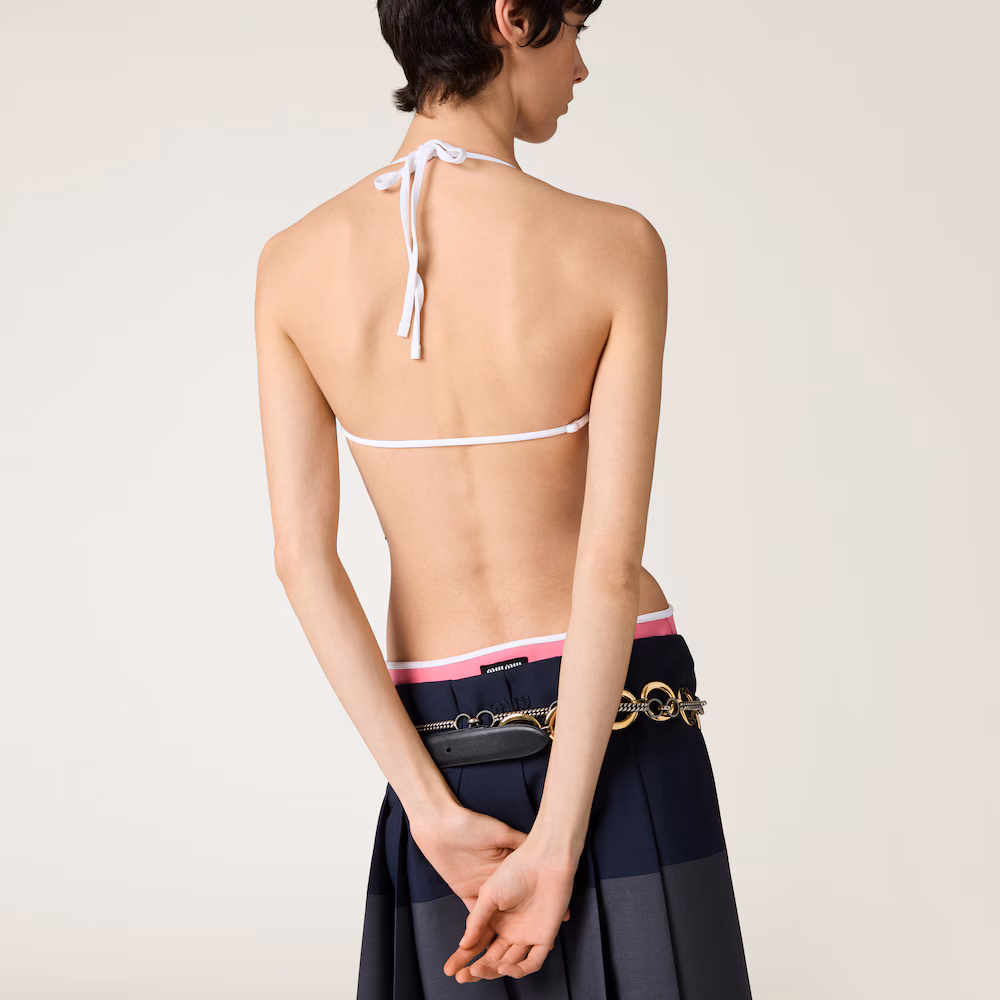 Technical knit swimsuit