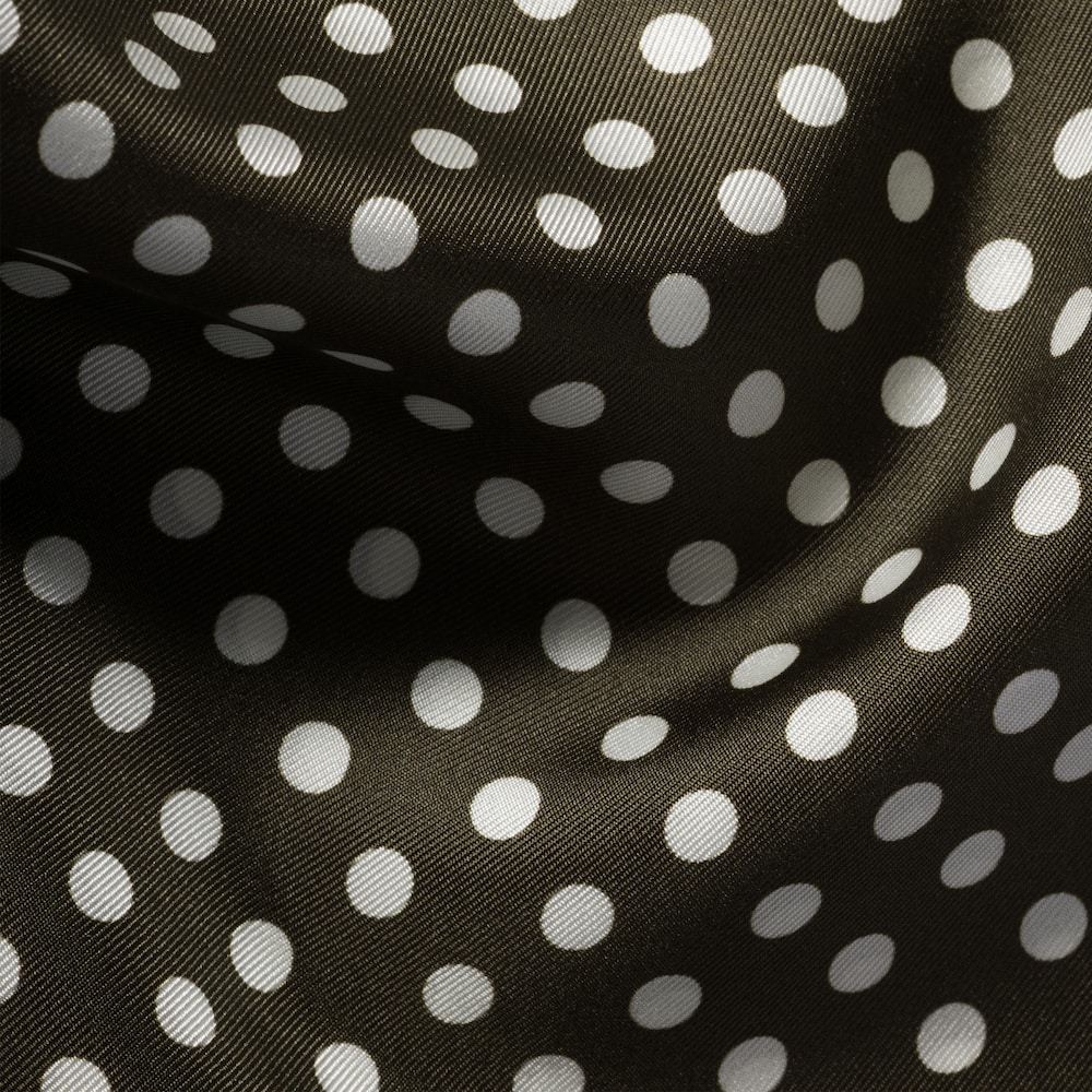 Printed twill scarf