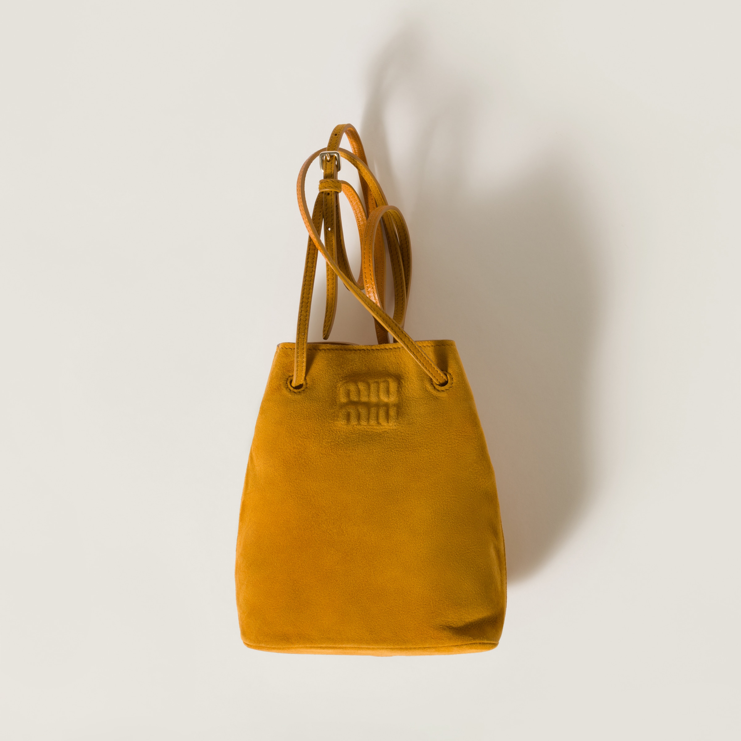 Suede pouch