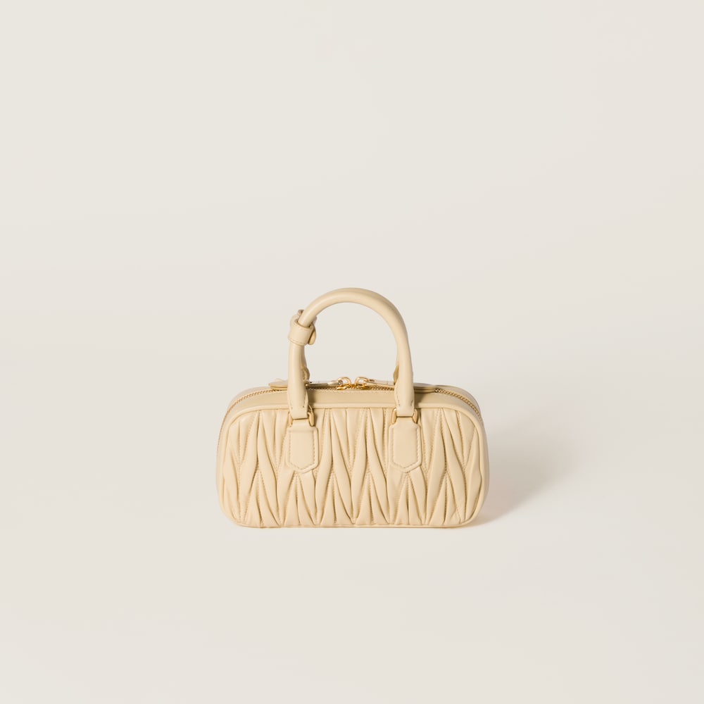 Arcadie matelassé nappa leather mini-bag