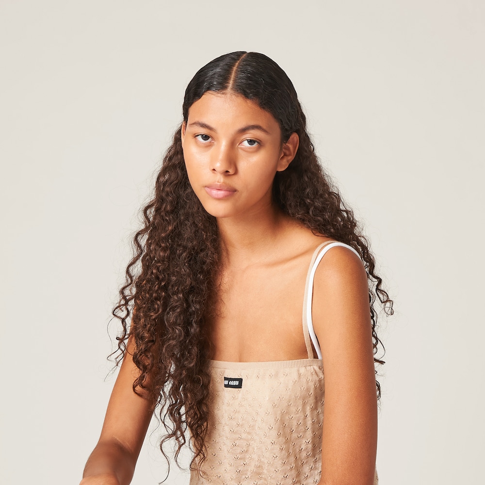 Cashmere and silk top