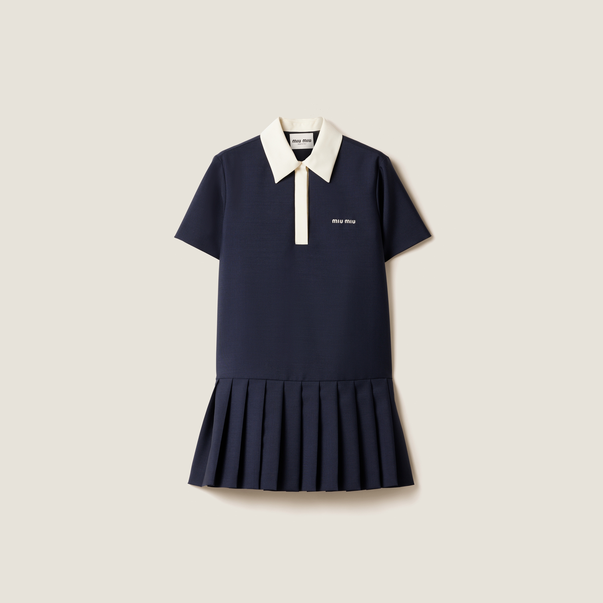 Kid mohair mini-dress