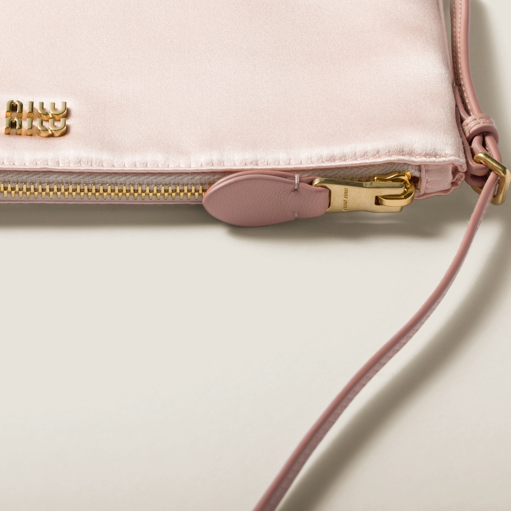 Satin mini pouch