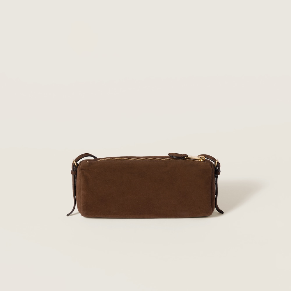 Suede pouch