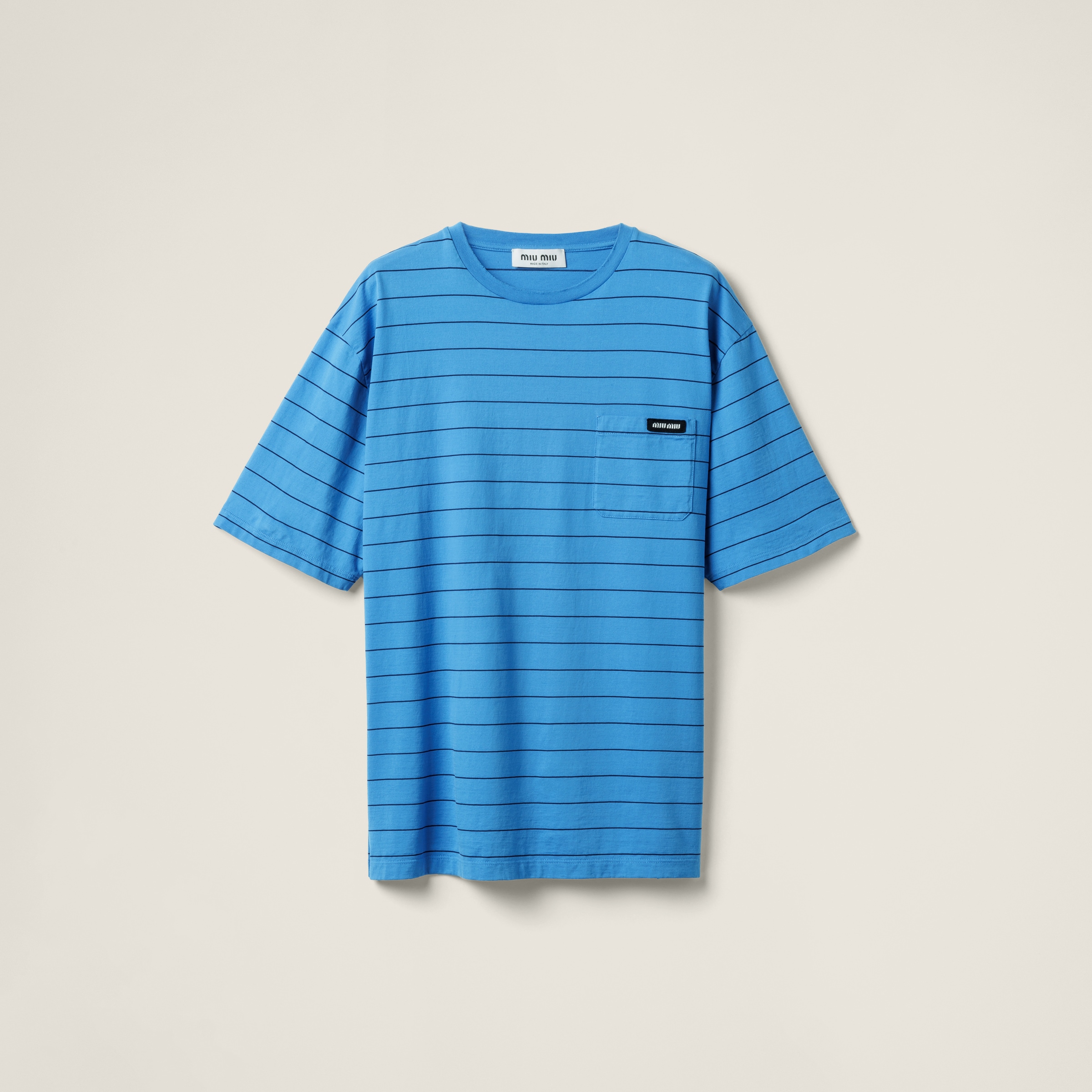 Striped jersey T-shirt