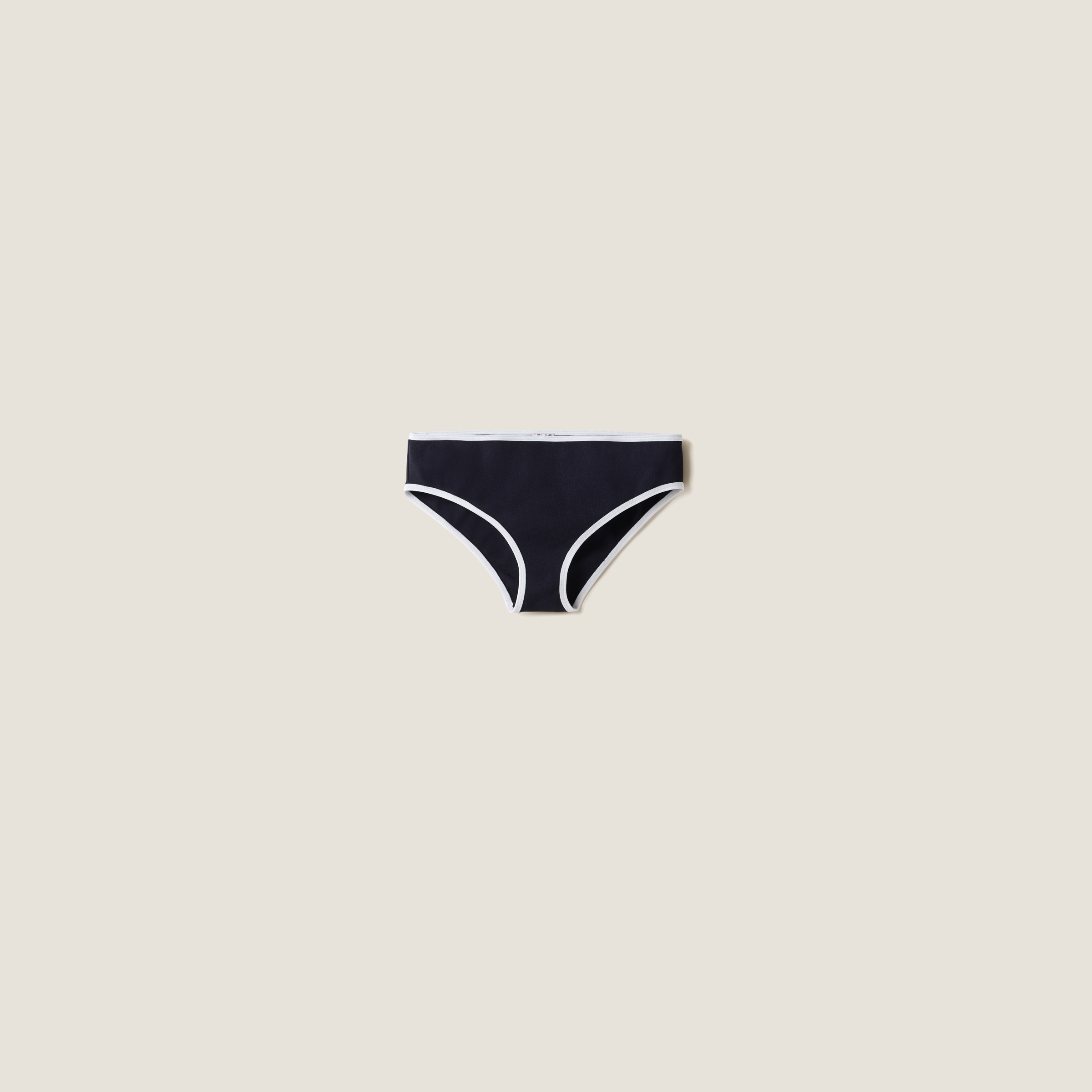 Technical knit swimsuit bottom