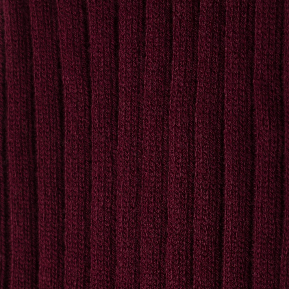 Ribbed knit socks