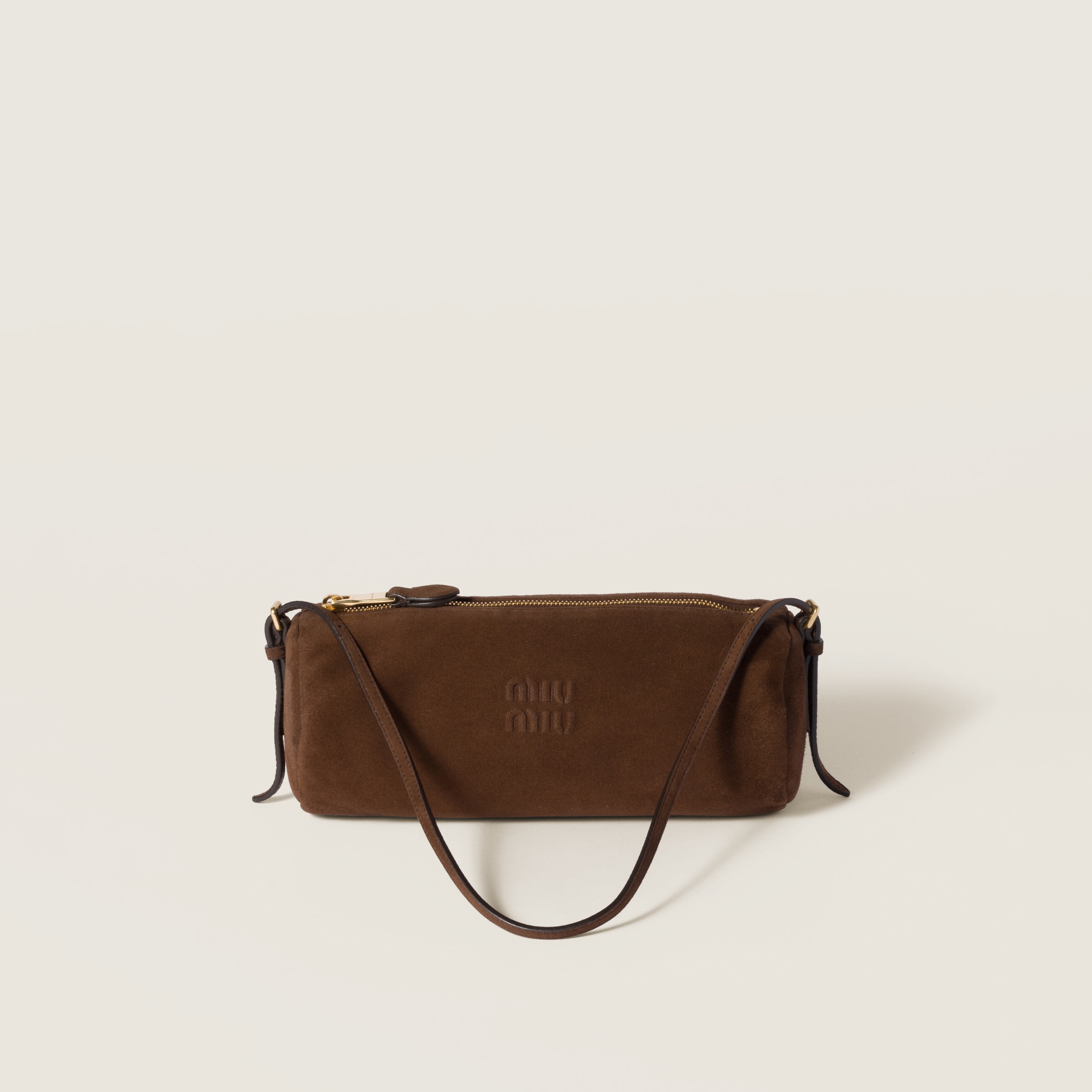 Suede pouch