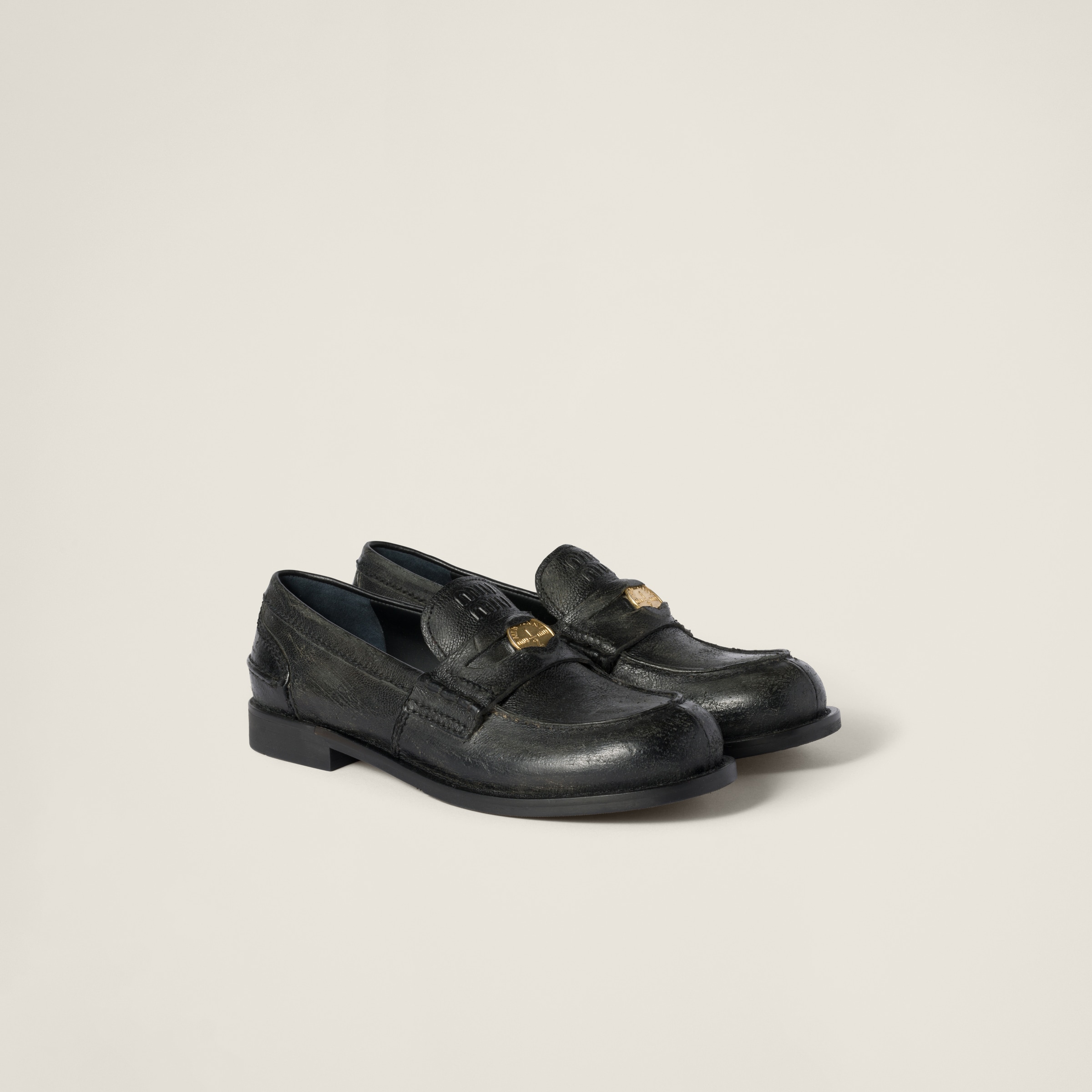 Calfskin penny loafers
